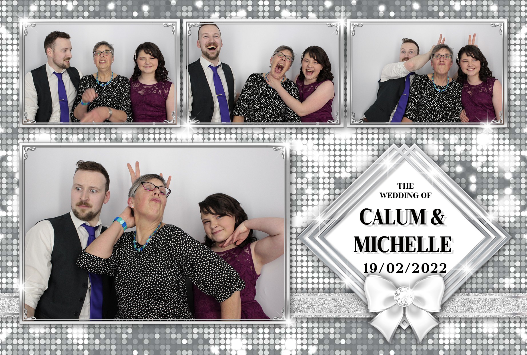 Calum and Michelle's  Wedding  | View more photos from the event at gallery.myphotoboothexperience.co.uk/u/MyPhotoBoothExperienceLtd/Calum-and-Michelles-Wedding