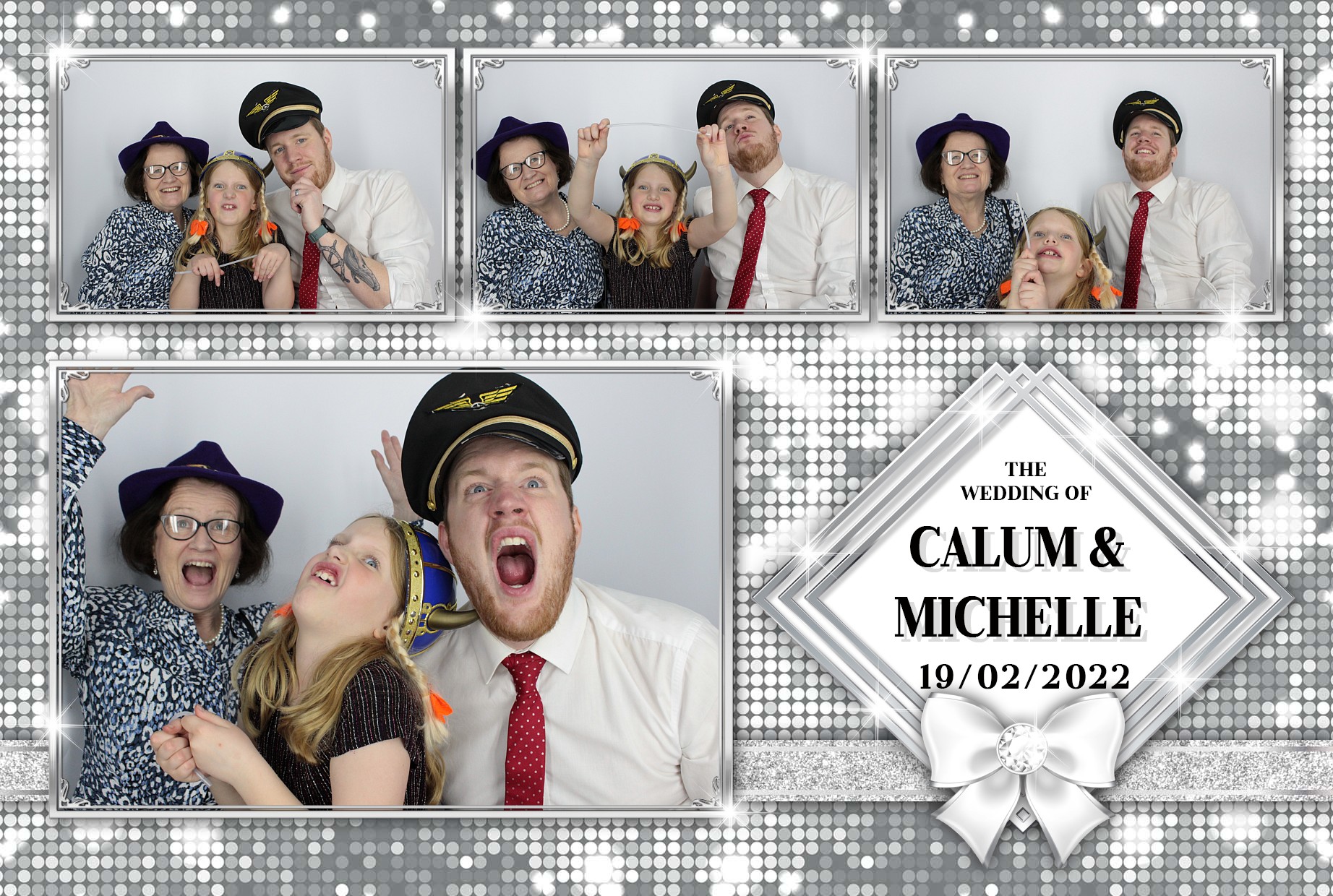 Calum and Michelle's  Wedding  | View more photos from the event at gallery.myphotoboothexperience.co.uk/u/MyPhotoBoothExperienceLtd/Calum-and-Michelles-Wedding