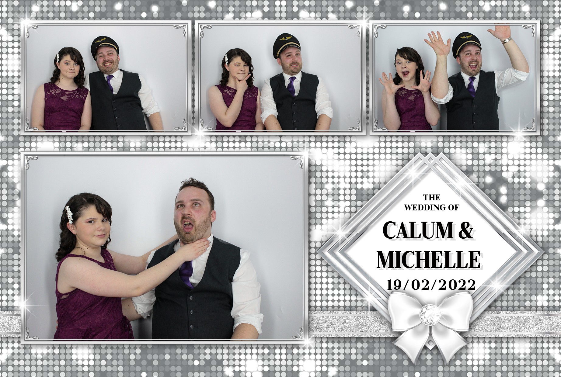 Calum and Michelle's  Wedding  | View more photos from the event at gallery.myphotoboothexperience.co.uk/u/MyPhotoBoothExperienceLtd/Calum-and-Michelles-Wedding