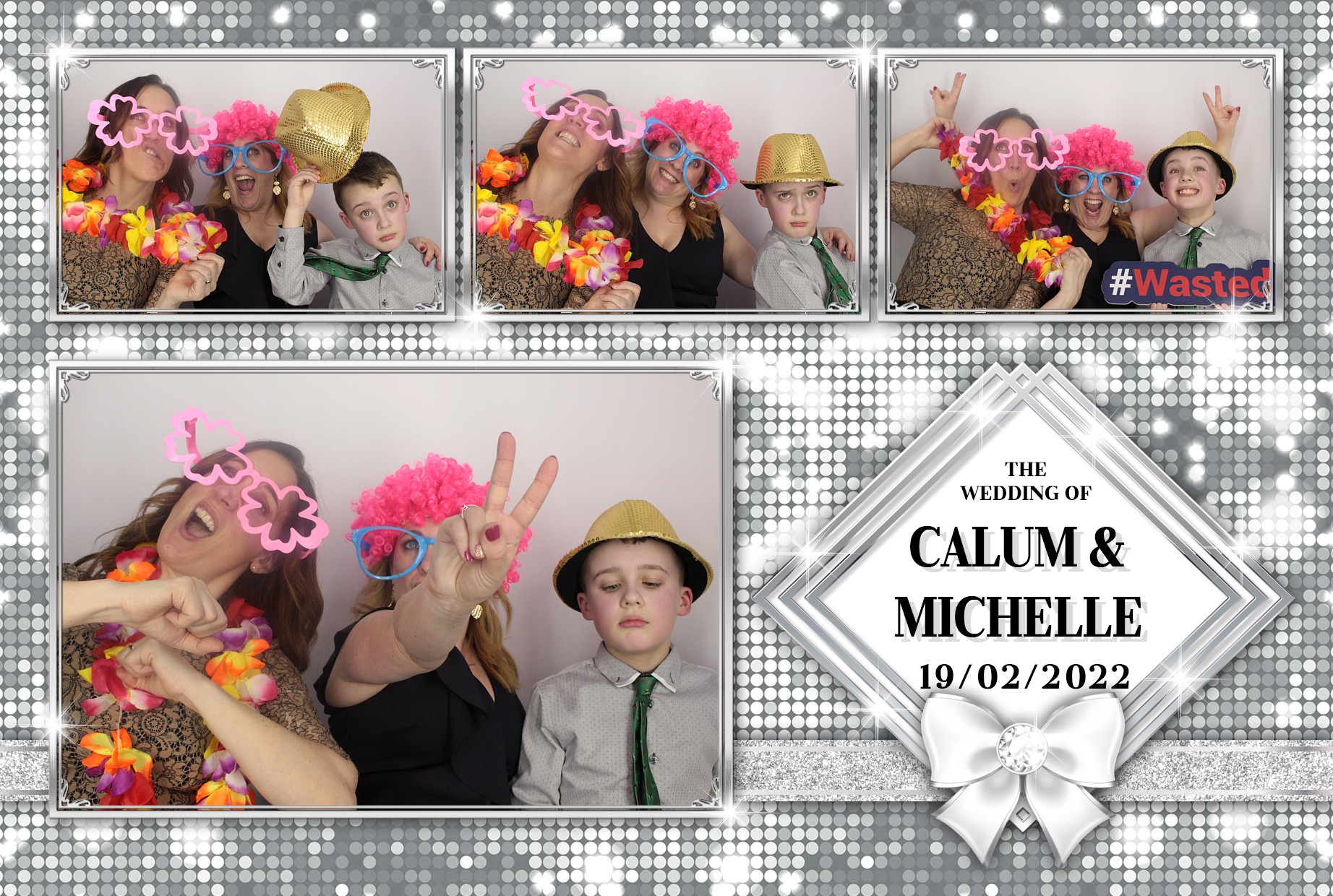 Calum and Michelle's  Wedding  | View more photos from the event at gallery.myphotoboothexperience.co.uk/u/MyPhotoBoothExperienceLtd/Calum-and-Michelles-Wedding