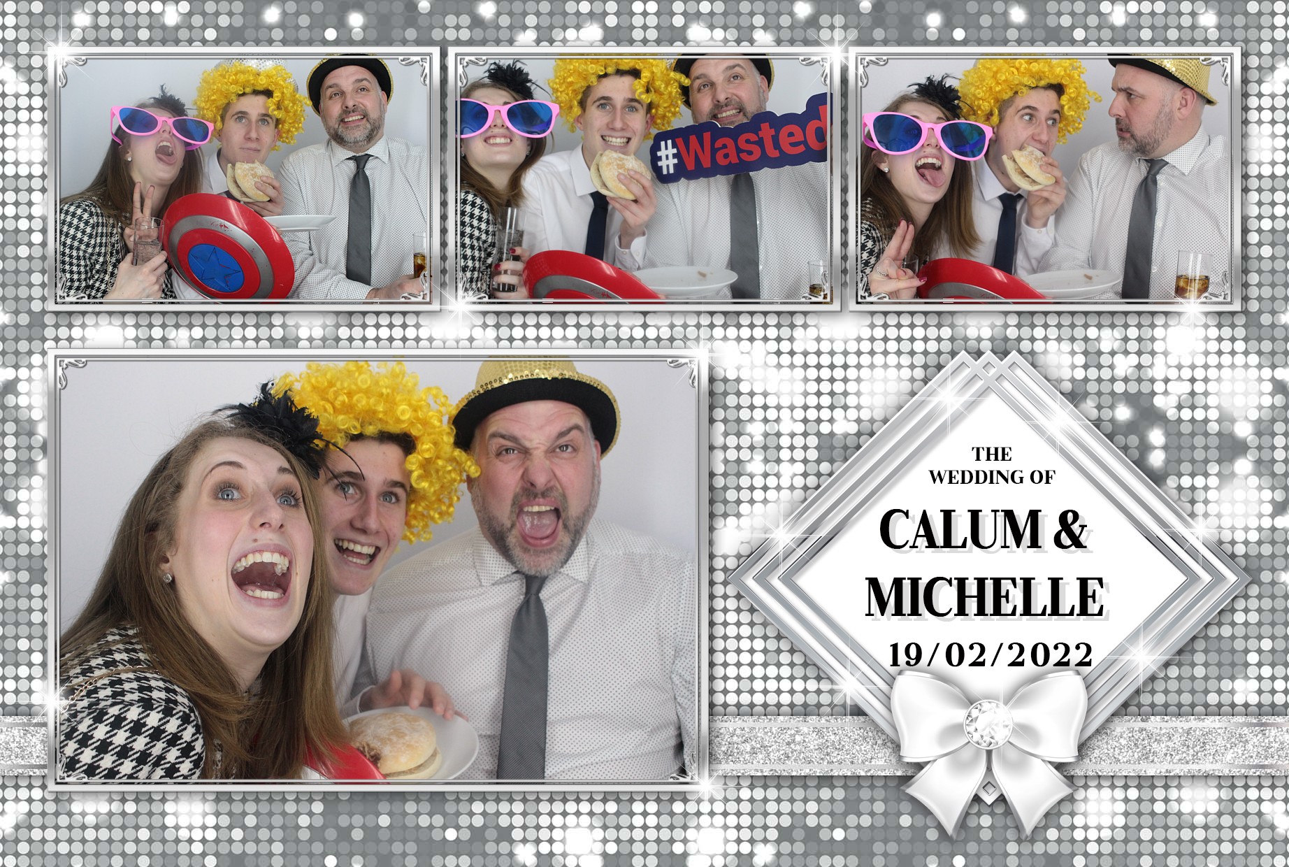 Calum and Michelle's  Wedding  | View more photos from the event at gallery.myphotoboothexperience.co.uk/u/MyPhotoBoothExperienceLtd/Calum-and-Michelles-Wedding