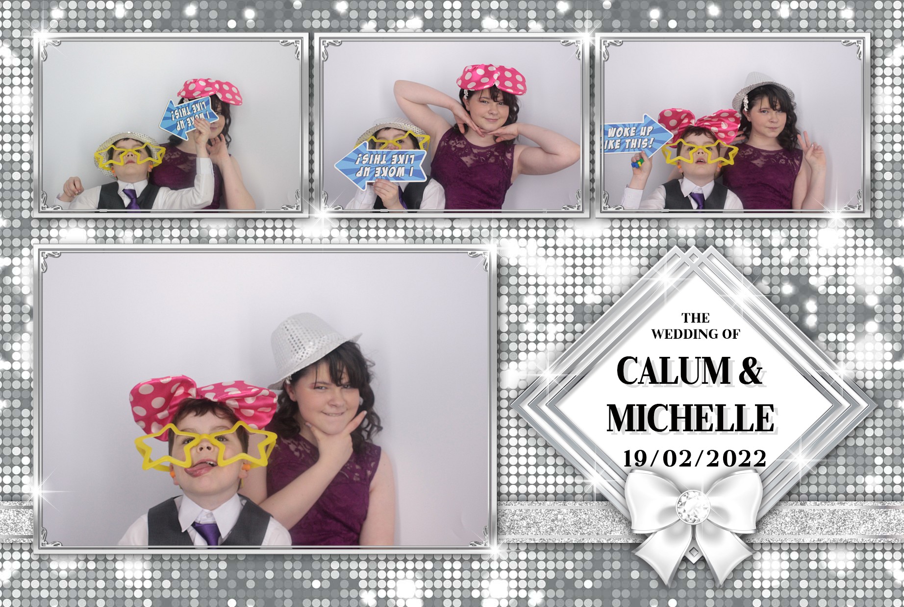 Calum and Michelle's  Wedding  | View more photos from the event at gallery.myphotoboothexperience.co.uk/u/MyPhotoBoothExperienceLtd/Calum-and-Michelles-Wedding