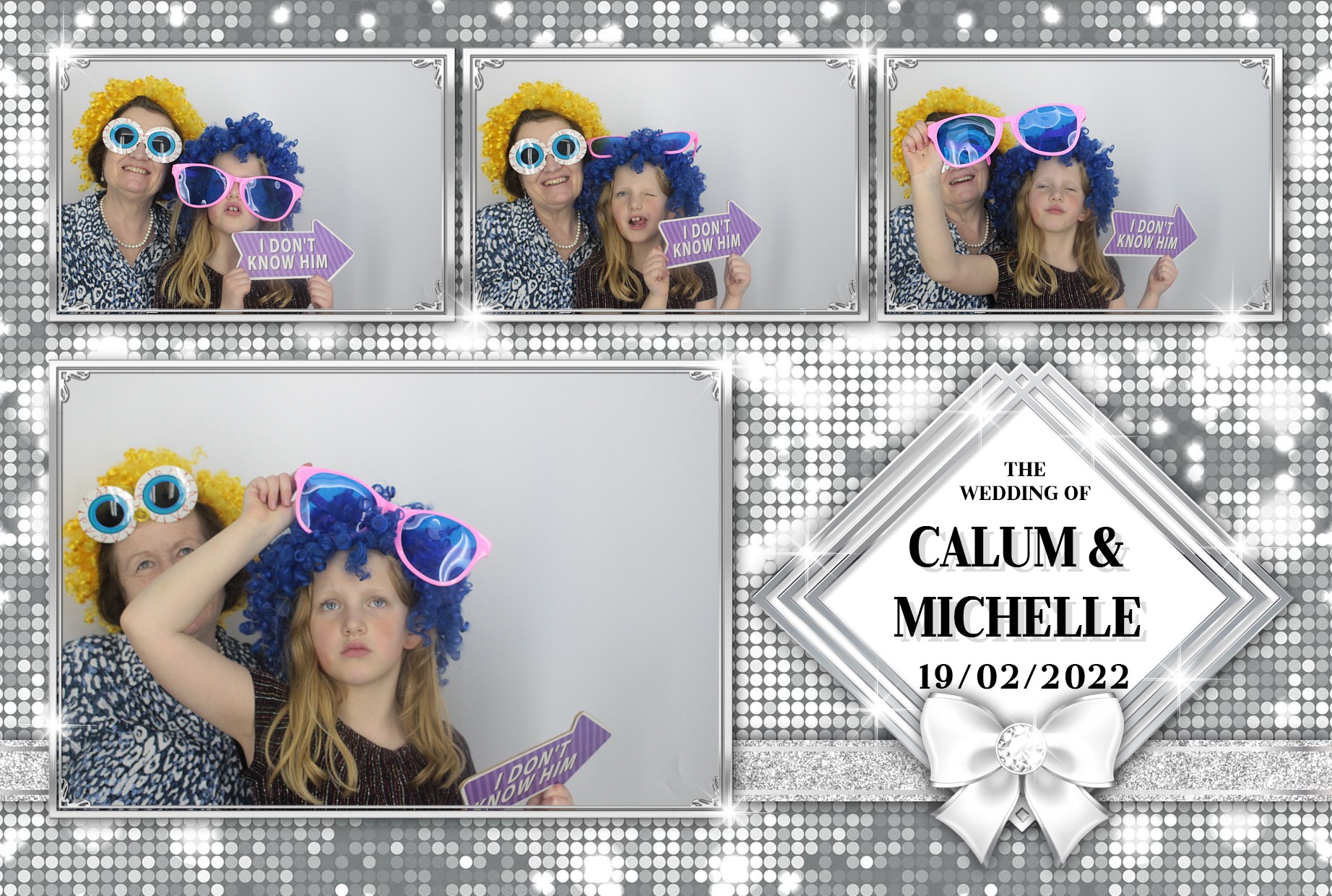 Calum and Michelle's  Wedding  | View more photos from the event at gallery.myphotoboothexperience.co.uk/u/MyPhotoBoothExperienceLtd/Calum-and-Michelles-Wedding