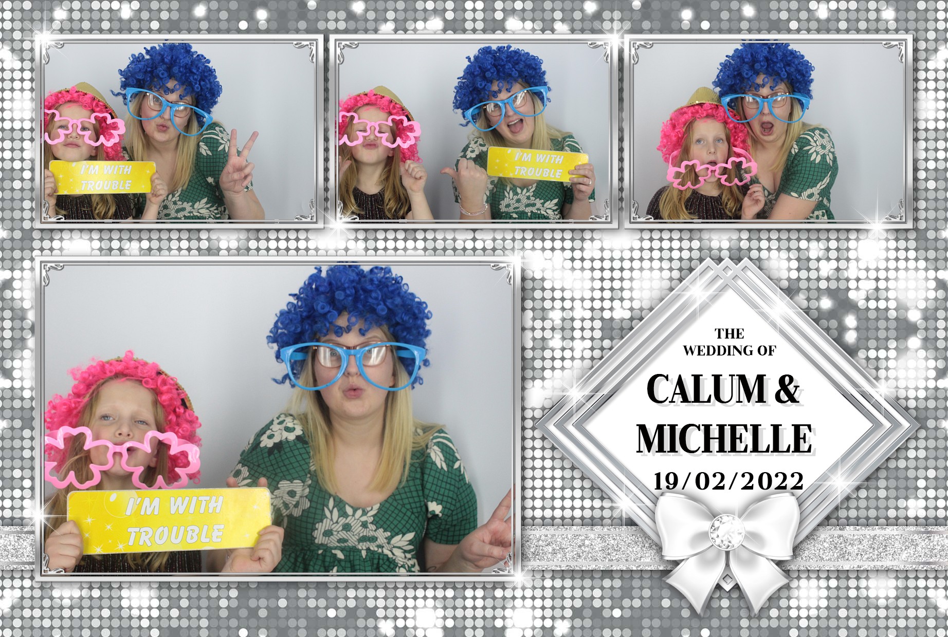 Calum and Michelle's  Wedding  | View more photos from the event at gallery.myphotoboothexperience.co.uk/u/MyPhotoBoothExperienceLtd/Calum-and-Michelles-Wedding