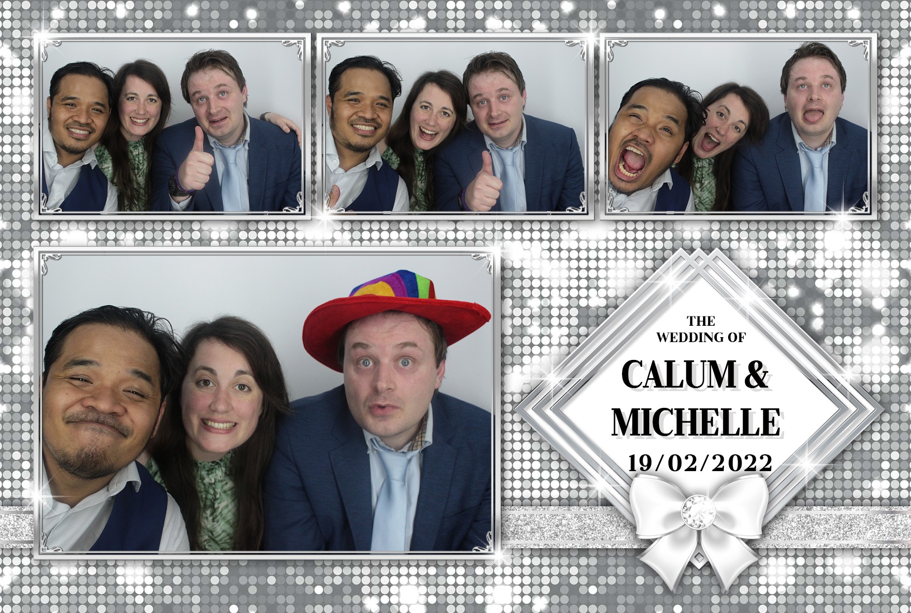 Calum and Michelle's  Wedding  | View more photos from the event at gallery.myphotoboothexperience.co.uk/u/MyPhotoBoothExperienceLtd/Calum-and-Michelles-Wedding