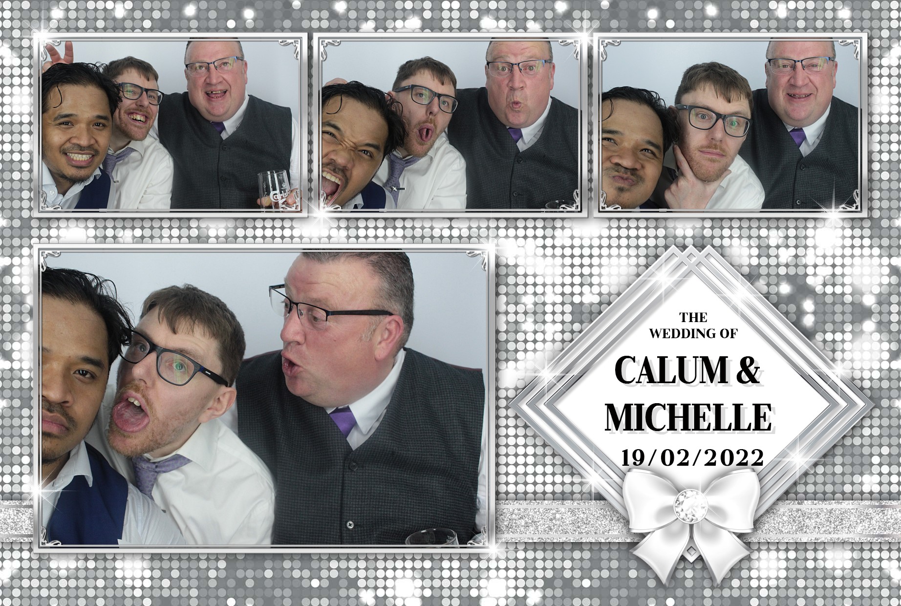 Calum and Michelle's  Wedding  | View more photos from the event at gallery.myphotoboothexperience.co.uk/u/MyPhotoBoothExperienceLtd/Calum-and-Michelles-Wedding