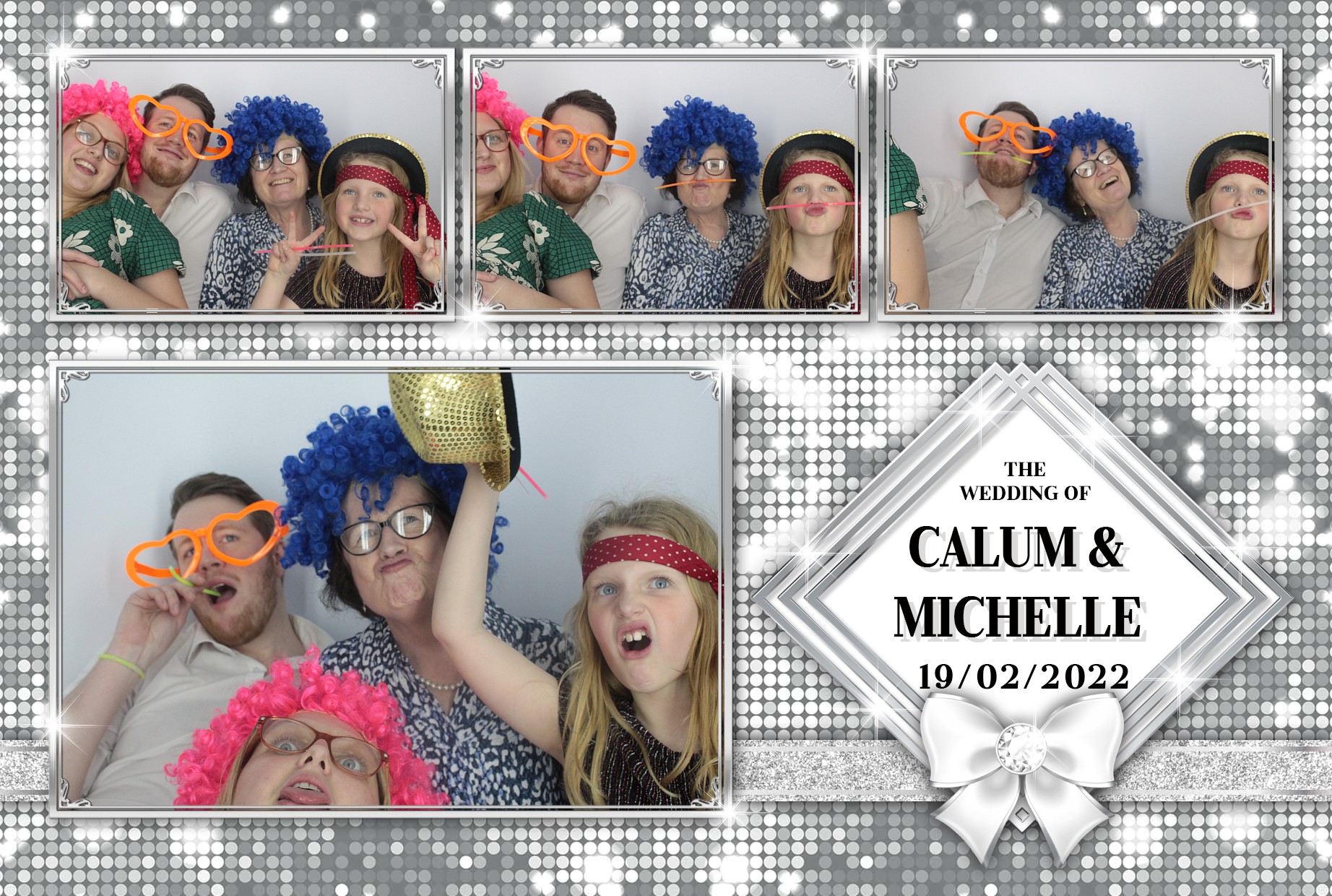 Calum and Michelle's  Wedding  | View more photos from the event at gallery.myphotoboothexperience.co.uk/u/MyPhotoBoothExperienceLtd/Calum-and-Michelles-Wedding