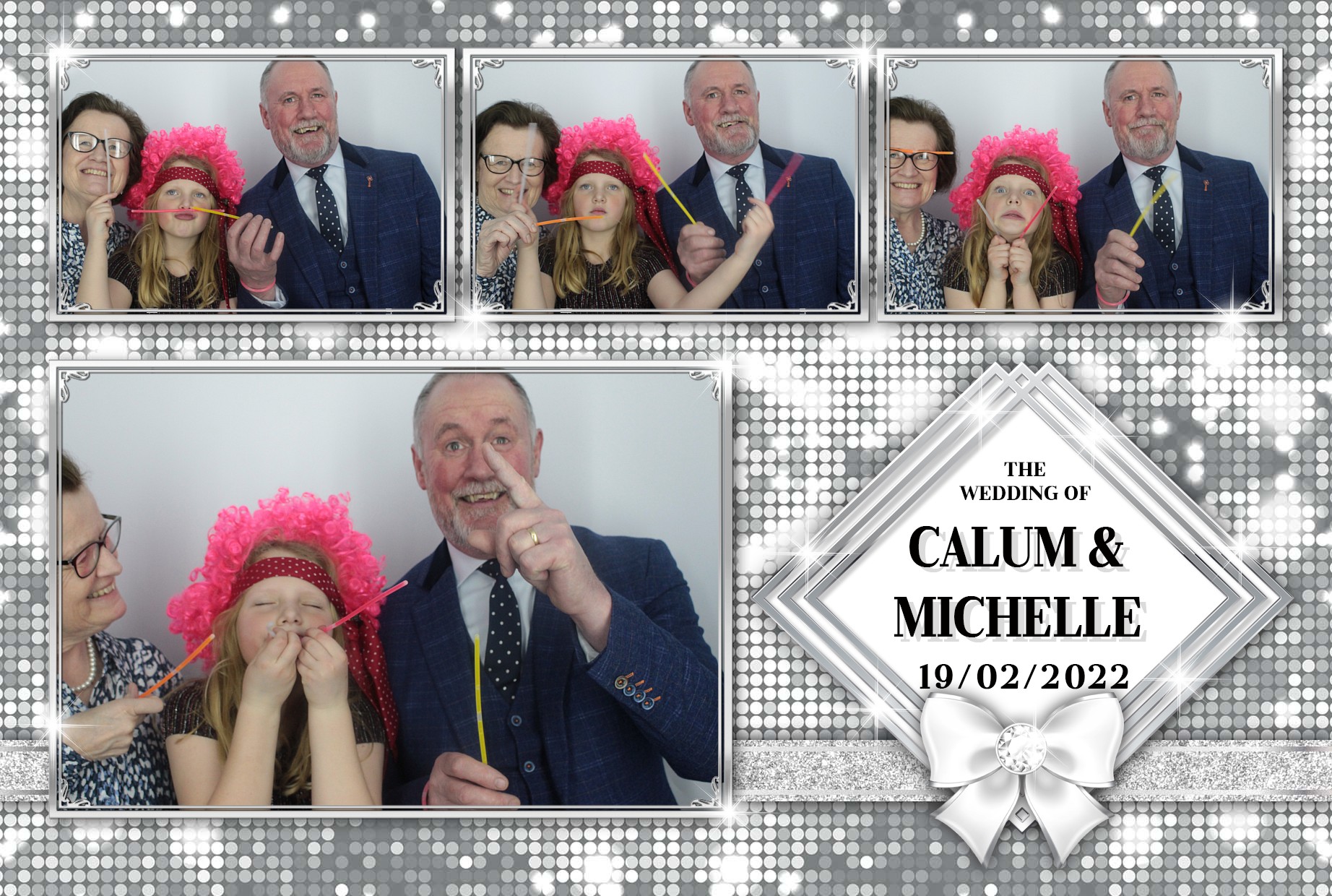 Calum and Michelle's  Wedding  | View more photos from the event at gallery.myphotoboothexperience.co.uk/u/MyPhotoBoothExperienceLtd/Calum-and-Michelles-Wedding