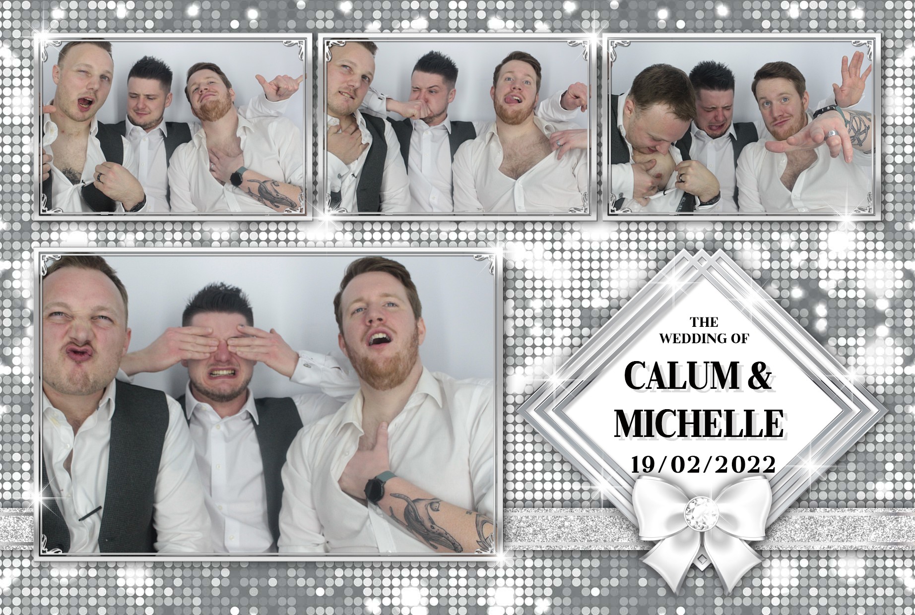 Calum and Michelle's  Wedding  | View more photos from the event at gallery.myphotoboothexperience.co.uk/u/MyPhotoBoothExperienceLtd/Calum-and-Michelles-Wedding