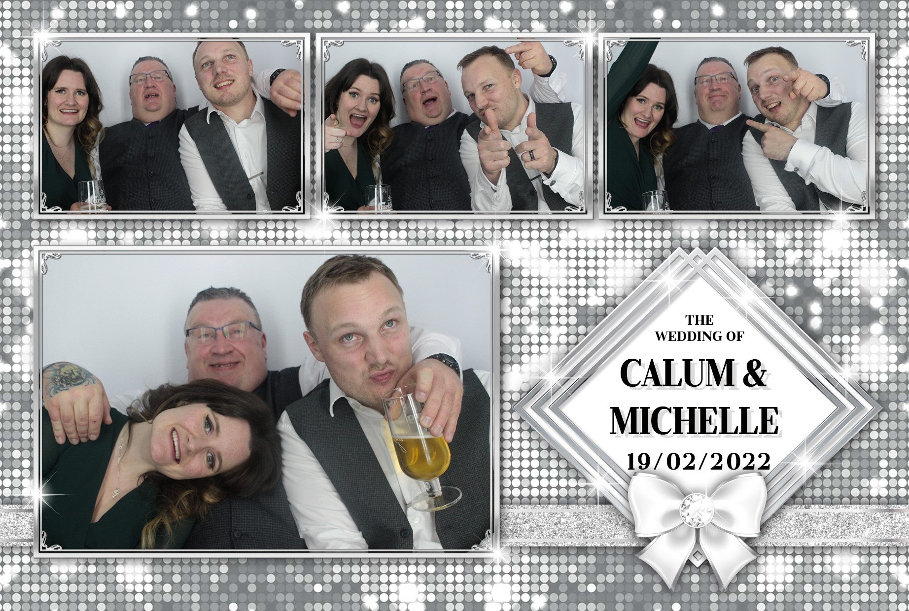 Calum and Michelle's  Wedding  | View more photos from the event at gallery.myphotoboothexperience.co.uk/u/MyPhotoBoothExperienceLtd/Calum-and-Michelles-Wedding
