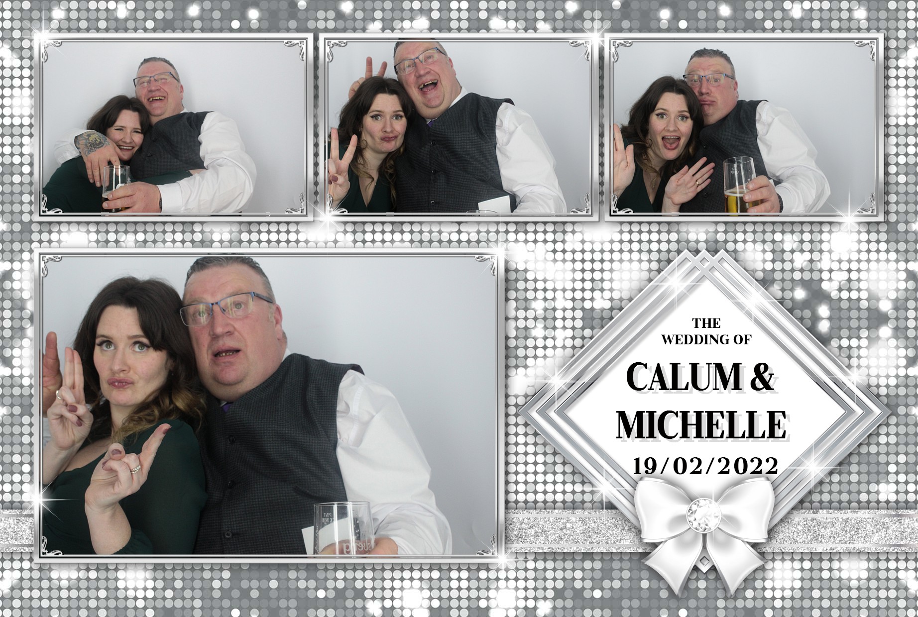 Calum and Michelle's  Wedding  | View more photos from the event at gallery.myphotoboothexperience.co.uk/u/MyPhotoBoothExperienceLtd/Calum-and-Michelles-Wedding