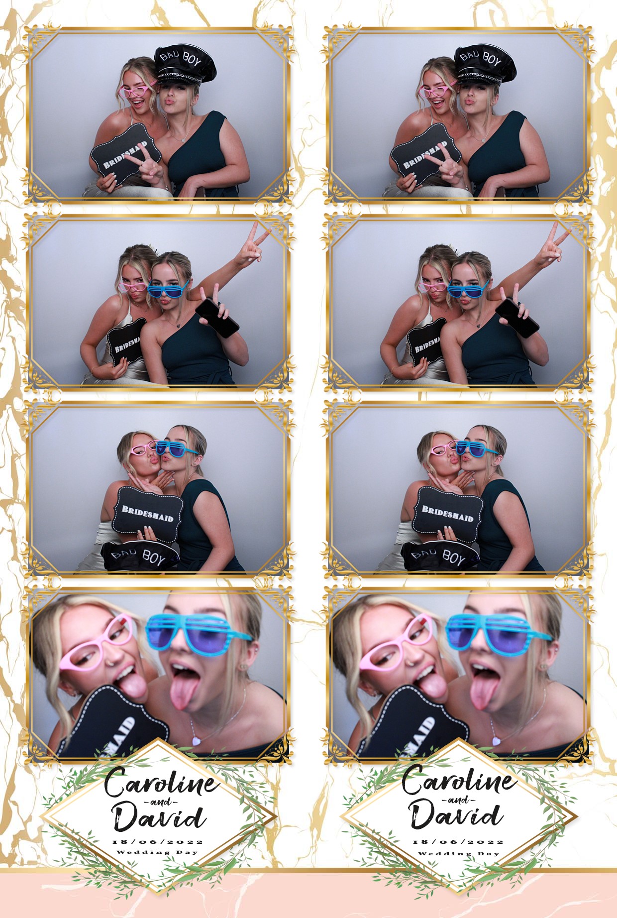 Caz & Dave's Wedding Reception  | View more photos from the event at gallery.myphotoboothexperience.co.uk/u/MyPhotoBoothExperienceLtd/Caz-Daves-Wedding-Reception