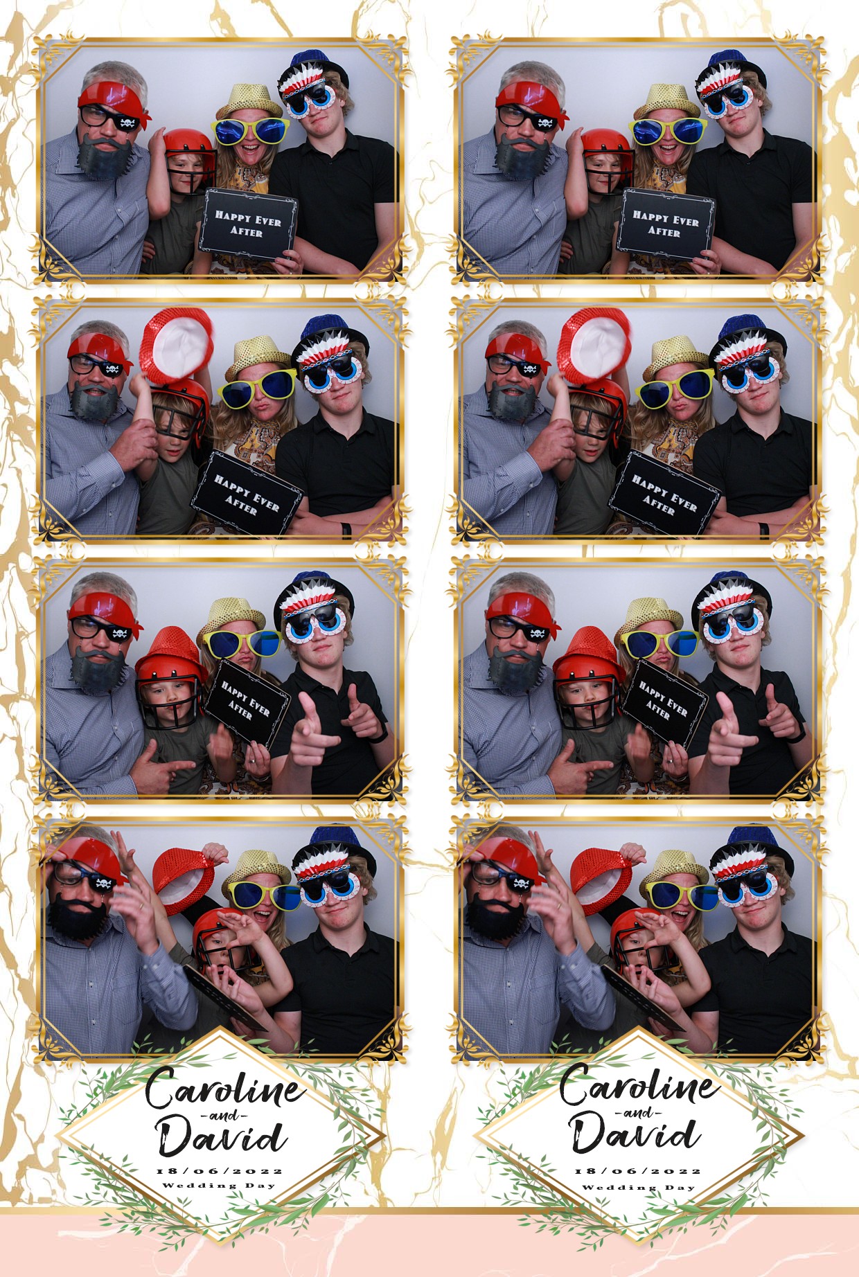 Caz & Dave's Wedding Reception  | View more photos from the event at gallery.myphotoboothexperience.co.uk/u/MyPhotoBoothExperienceLtd/Caz-Daves-Wedding-Reception