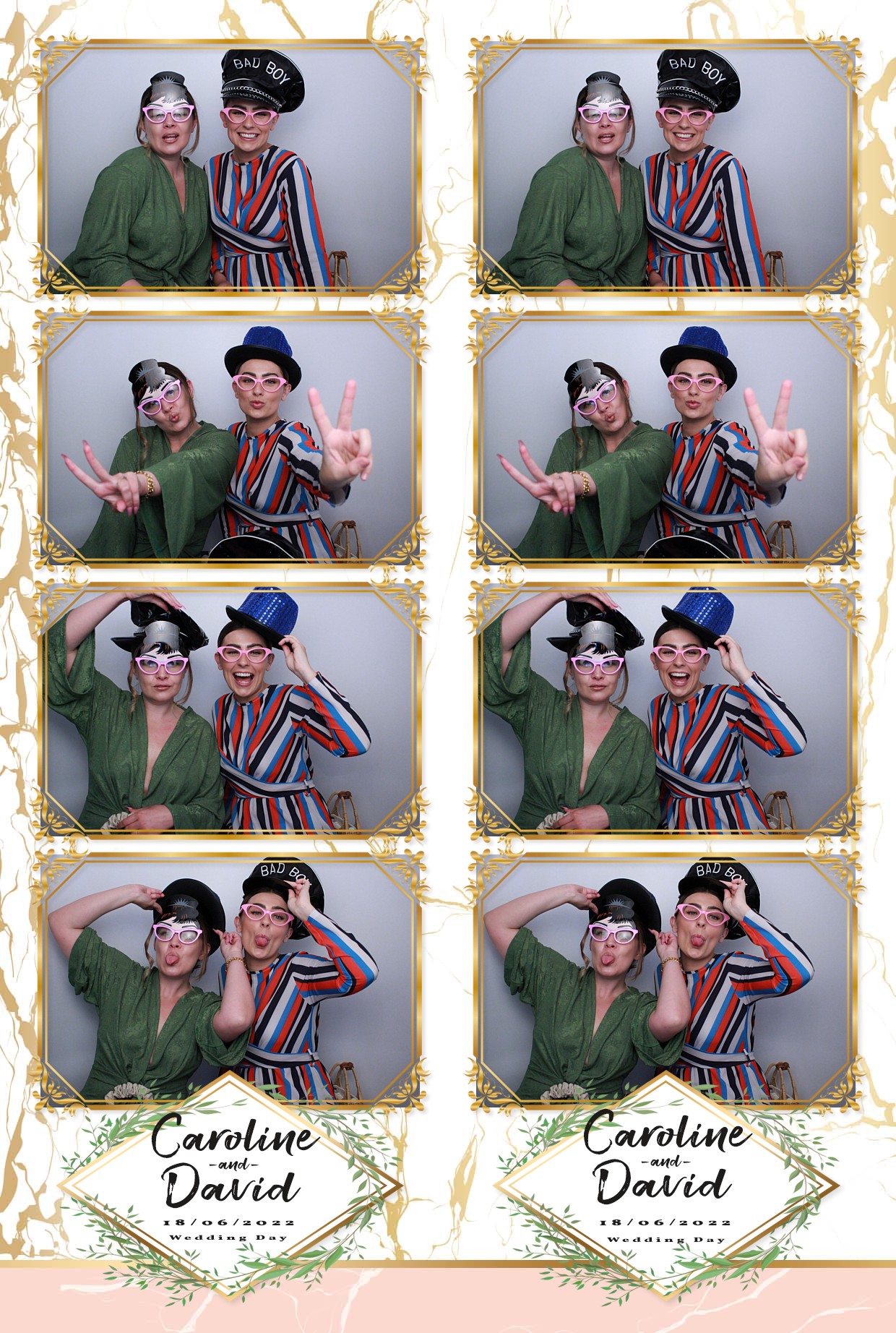 Caz & Dave's Wedding Reception  | View more photos from the event at gallery.myphotoboothexperience.co.uk/u/MyPhotoBoothExperienceLtd/Caz-Daves-Wedding-Reception