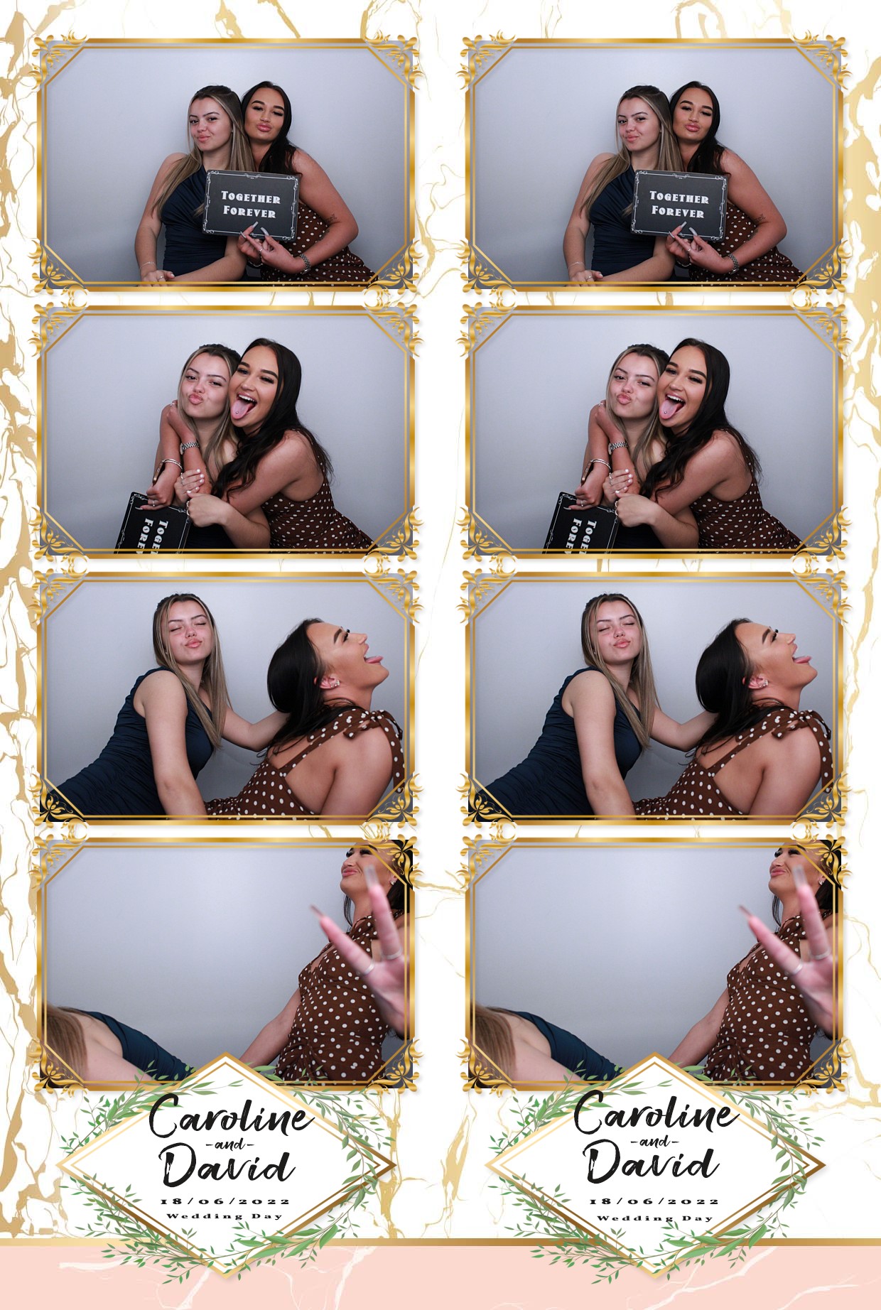 Caz & Dave's Wedding Reception  | View more photos from the event at gallery.myphotoboothexperience.co.uk/u/MyPhotoBoothExperienceLtd/Caz-Daves-Wedding-Reception