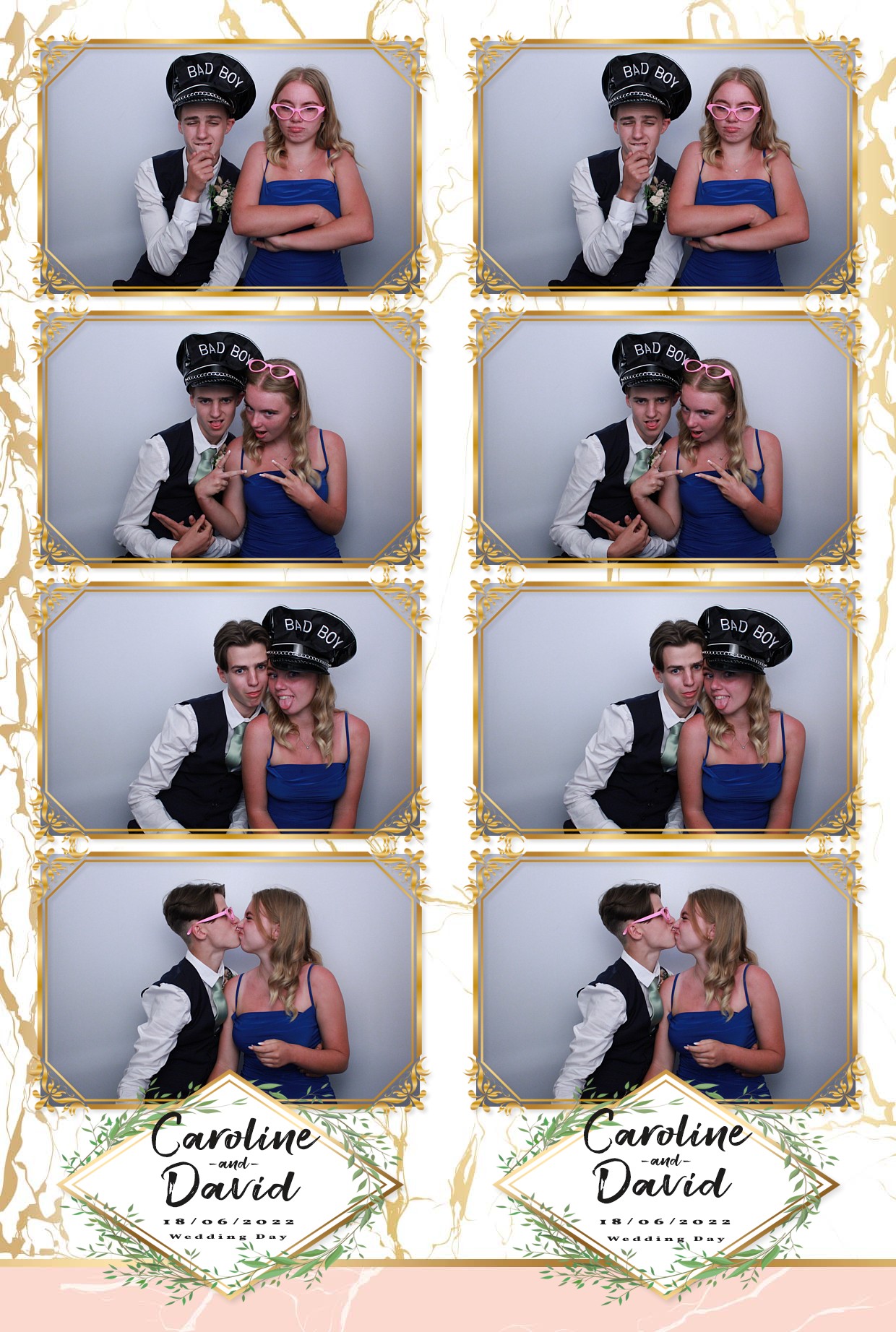 Caz & Dave's Wedding Reception  | View more photos from the event at gallery.myphotoboothexperience.co.uk/u/MyPhotoBoothExperienceLtd/Caz-Daves-Wedding-Reception