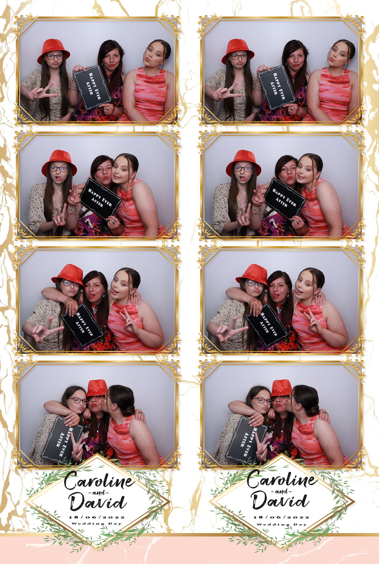 Caz & Dave's Wedding Reception  | View more photos from the event at gallery.myphotoboothexperience.co.uk/u/MyPhotoBoothExperienceLtd/Caz-Daves-Wedding-Reception