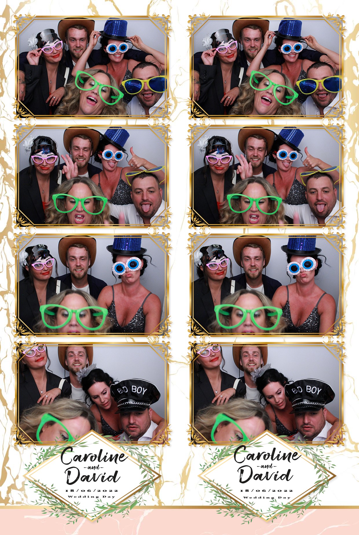 Caz & Dave's Wedding Reception  | View more photos from the event at gallery.myphotoboothexperience.co.uk/u/MyPhotoBoothExperienceLtd/Caz-Daves-Wedding-Reception
