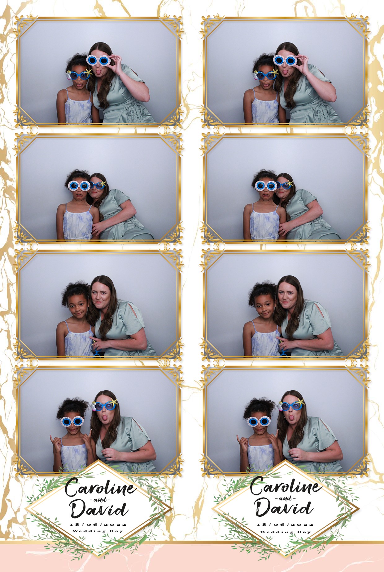 Caz & Dave's Wedding Reception  | View more photos from the event at gallery.myphotoboothexperience.co.uk/u/MyPhotoBoothExperienceLtd/Caz-Daves-Wedding-Reception