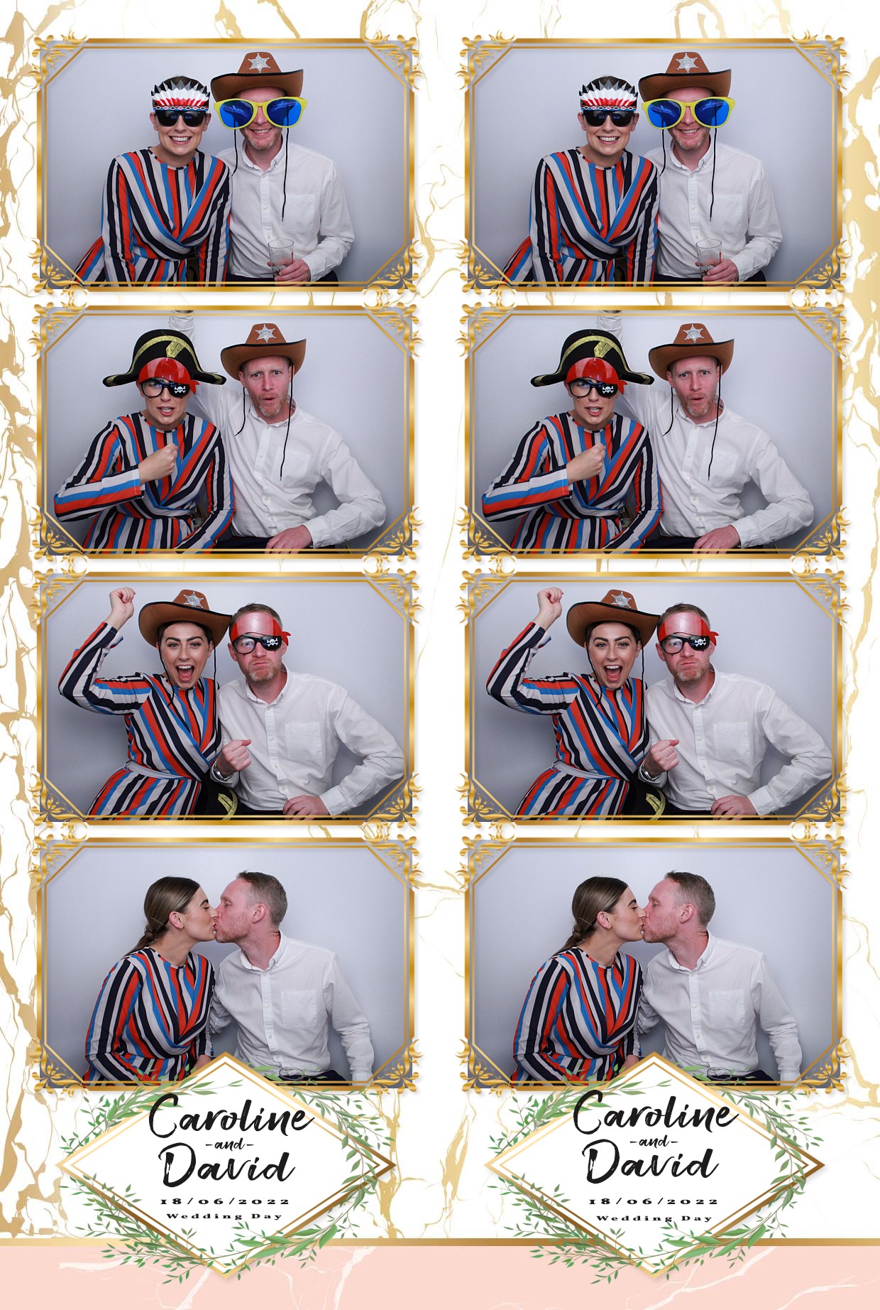 Caz & Dave's Wedding Reception  | View more photos from the event at gallery.myphotoboothexperience.co.uk/u/MyPhotoBoothExperienceLtd/Caz-Daves-Wedding-Reception
