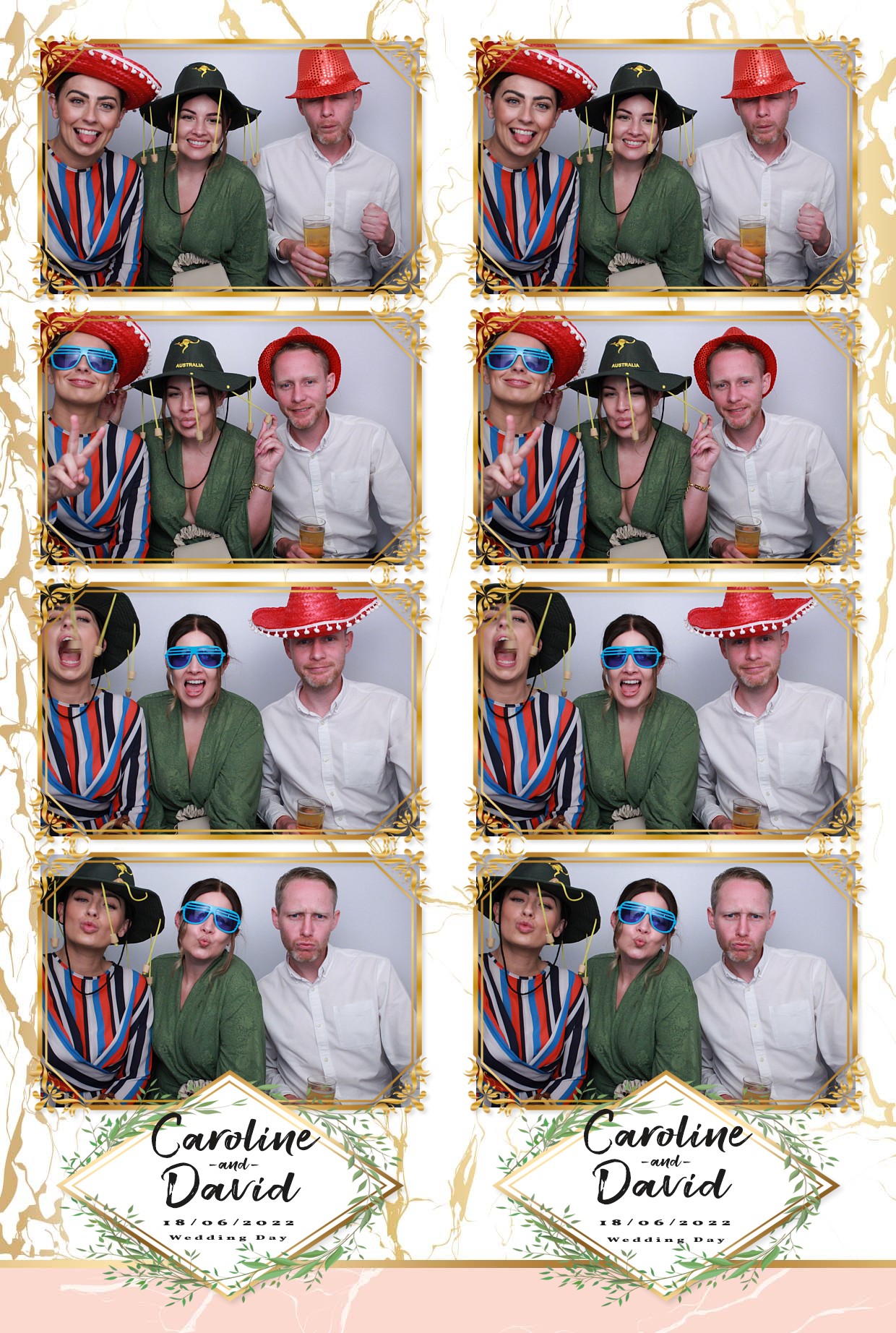 Caz & Dave's Wedding Reception  | View more photos from the event at gallery.myphotoboothexperience.co.uk/u/MyPhotoBoothExperienceLtd/Caz-Daves-Wedding-Reception