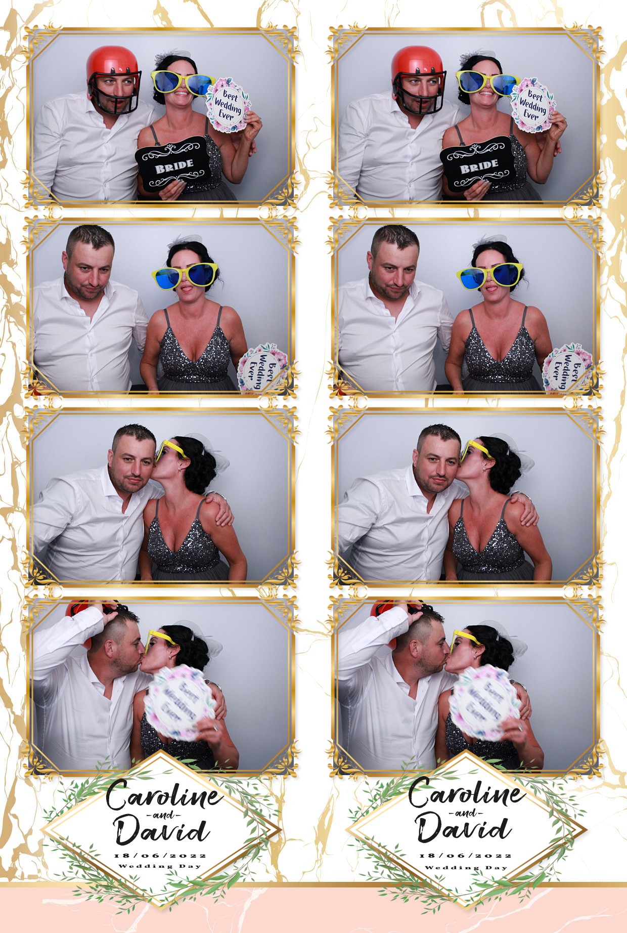 Caz & Dave's Wedding Reception  | View more photos from the event at gallery.myphotoboothexperience.co.uk/u/MyPhotoBoothExperienceLtd/Caz-Daves-Wedding-Reception