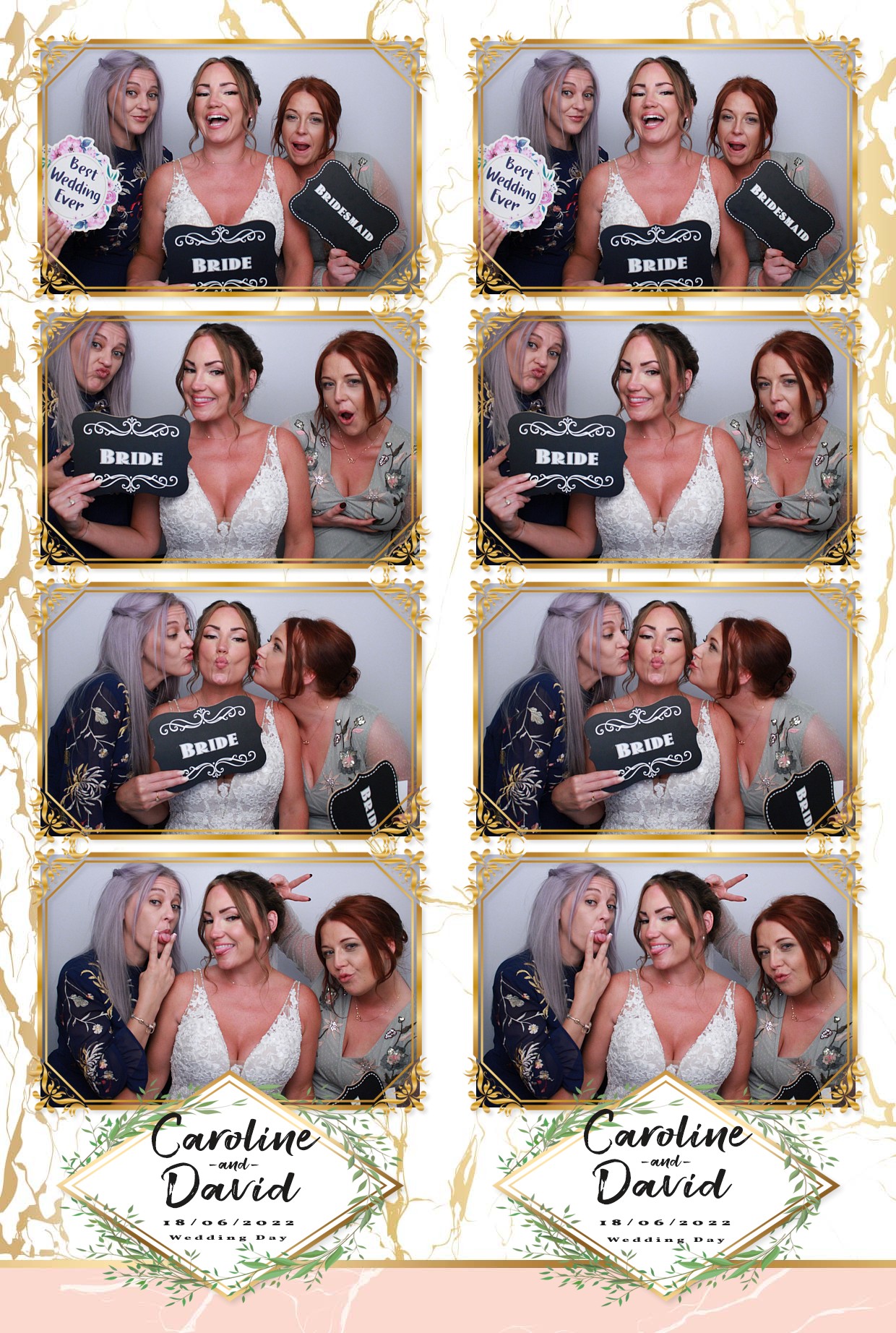 Caz & Dave's Wedding Reception  | View more photos from the event at gallery.myphotoboothexperience.co.uk/u/MyPhotoBoothExperienceLtd/Caz-Daves-Wedding-Reception