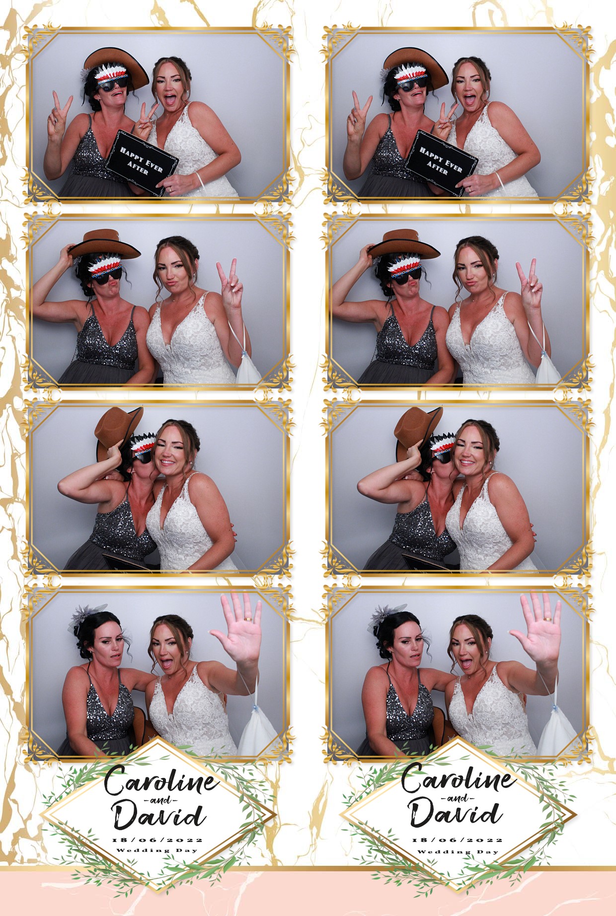 Caz & Dave's Wedding Reception  | View more photos from the event at gallery.myphotoboothexperience.co.uk/u/MyPhotoBoothExperienceLtd/Caz-Daves-Wedding-Reception