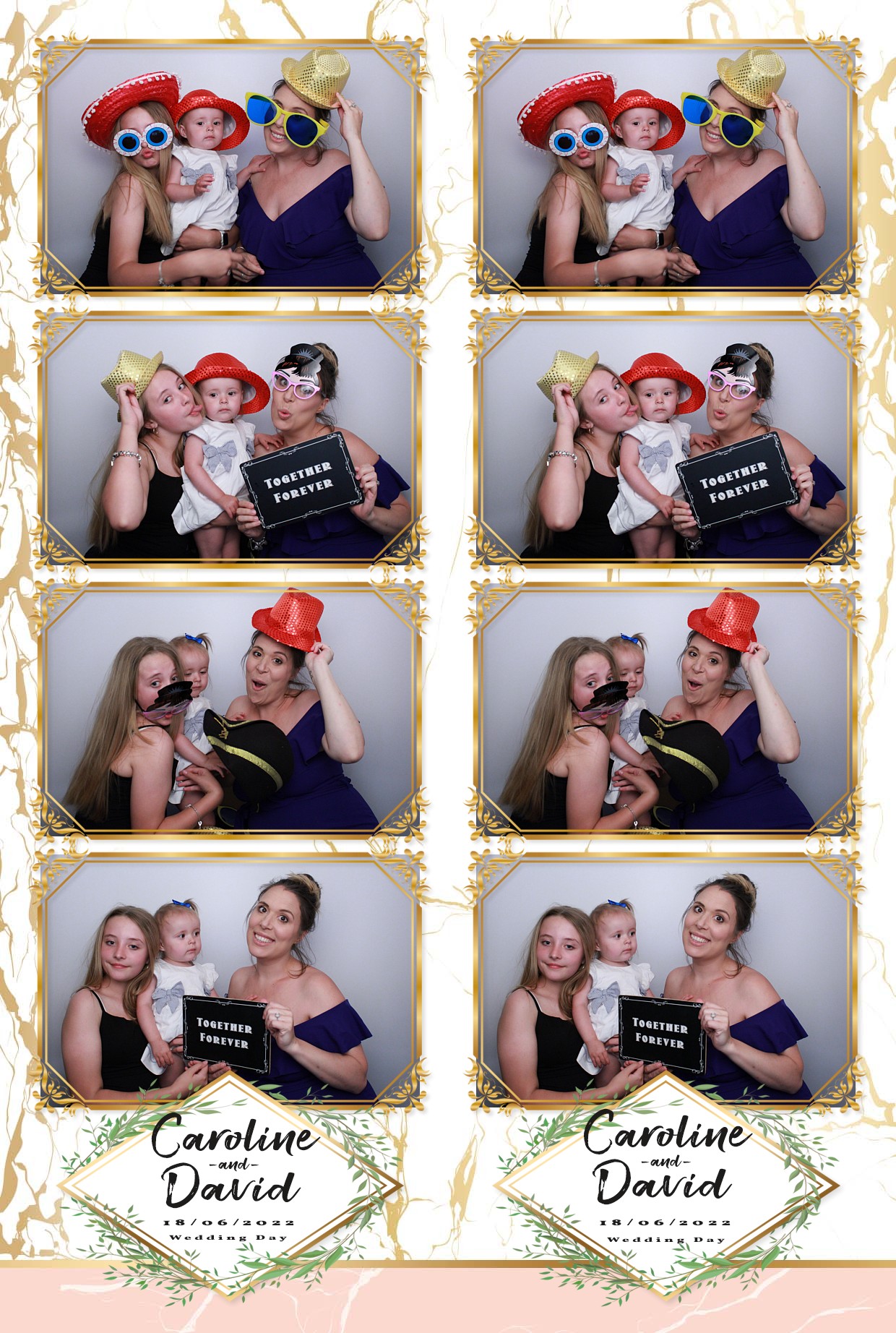 Caz & Dave's Wedding Reception  | View more photos from the event at gallery.myphotoboothexperience.co.uk/u/MyPhotoBoothExperienceLtd/Caz-Daves-Wedding-Reception