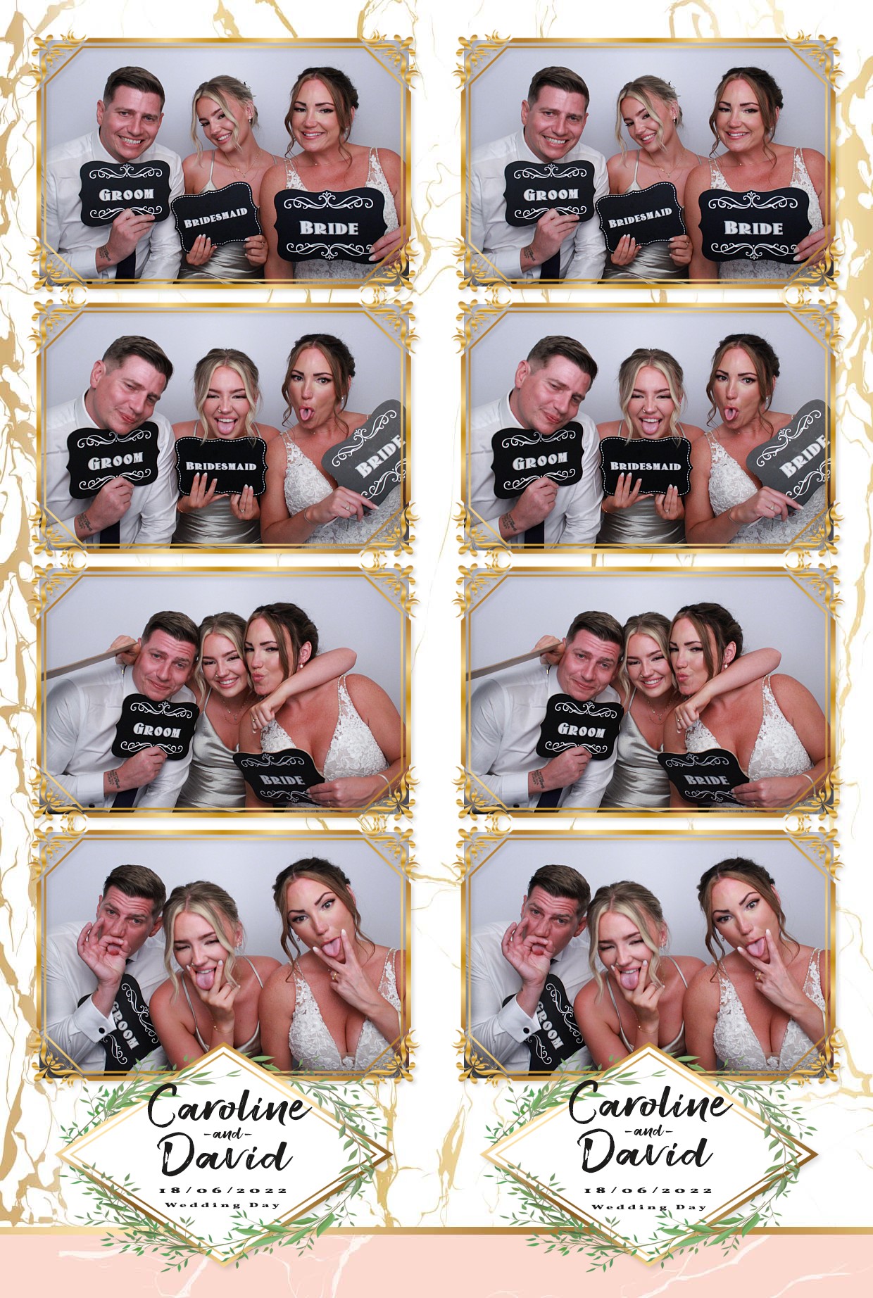 Caz & Dave's Wedding Reception  | View more photos from the event at gallery.myphotoboothexperience.co.uk/u/MyPhotoBoothExperienceLtd/Caz-Daves-Wedding-Reception