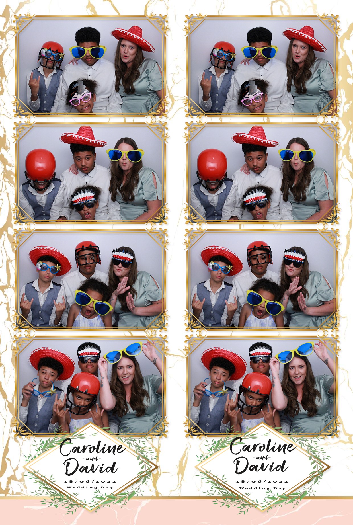 Caz & Dave's Wedding Reception  | View more photos from the event at gallery.myphotoboothexperience.co.uk/u/MyPhotoBoothExperienceLtd/Caz-Daves-Wedding-Reception