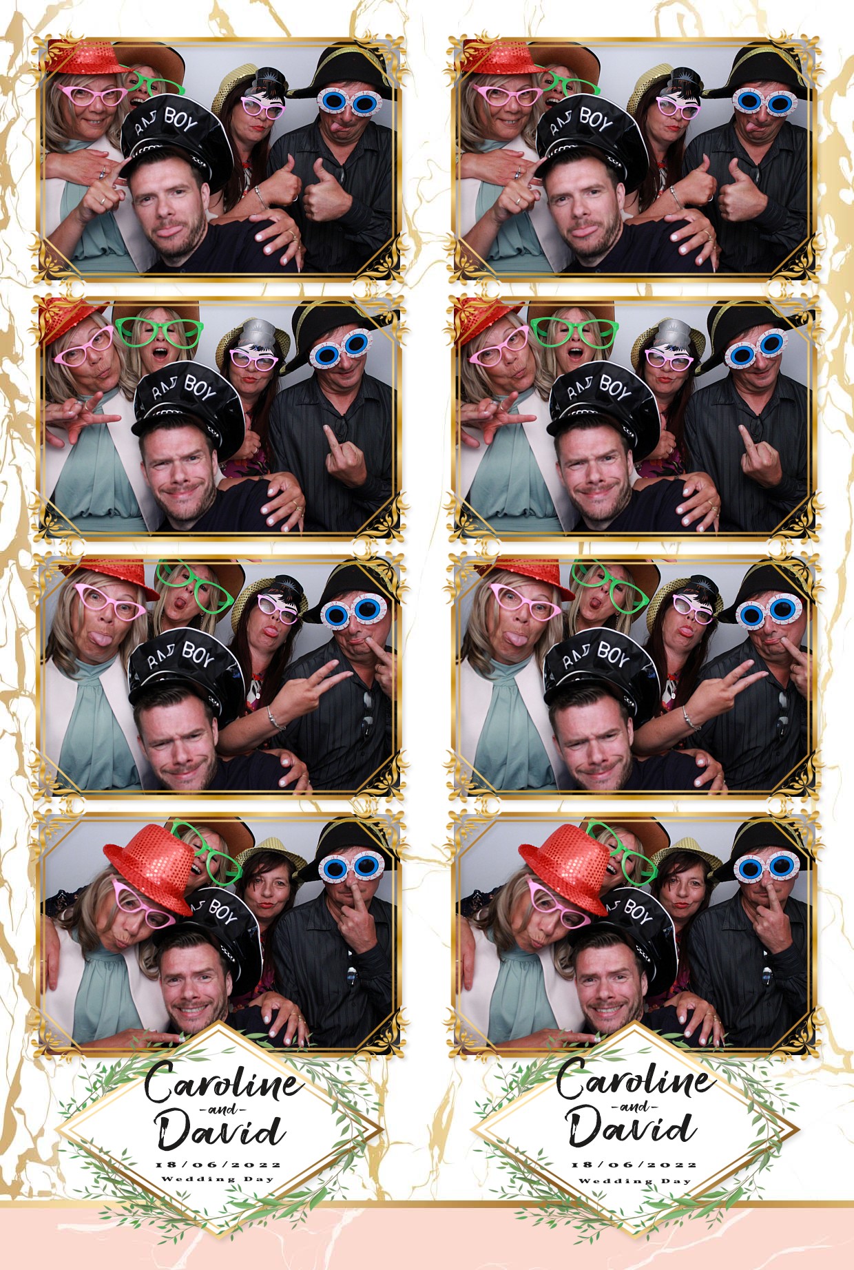 Caz & Dave's Wedding Reception  | View more photos from the event at gallery.myphotoboothexperience.co.uk/u/MyPhotoBoothExperienceLtd/Caz-Daves-Wedding-Reception