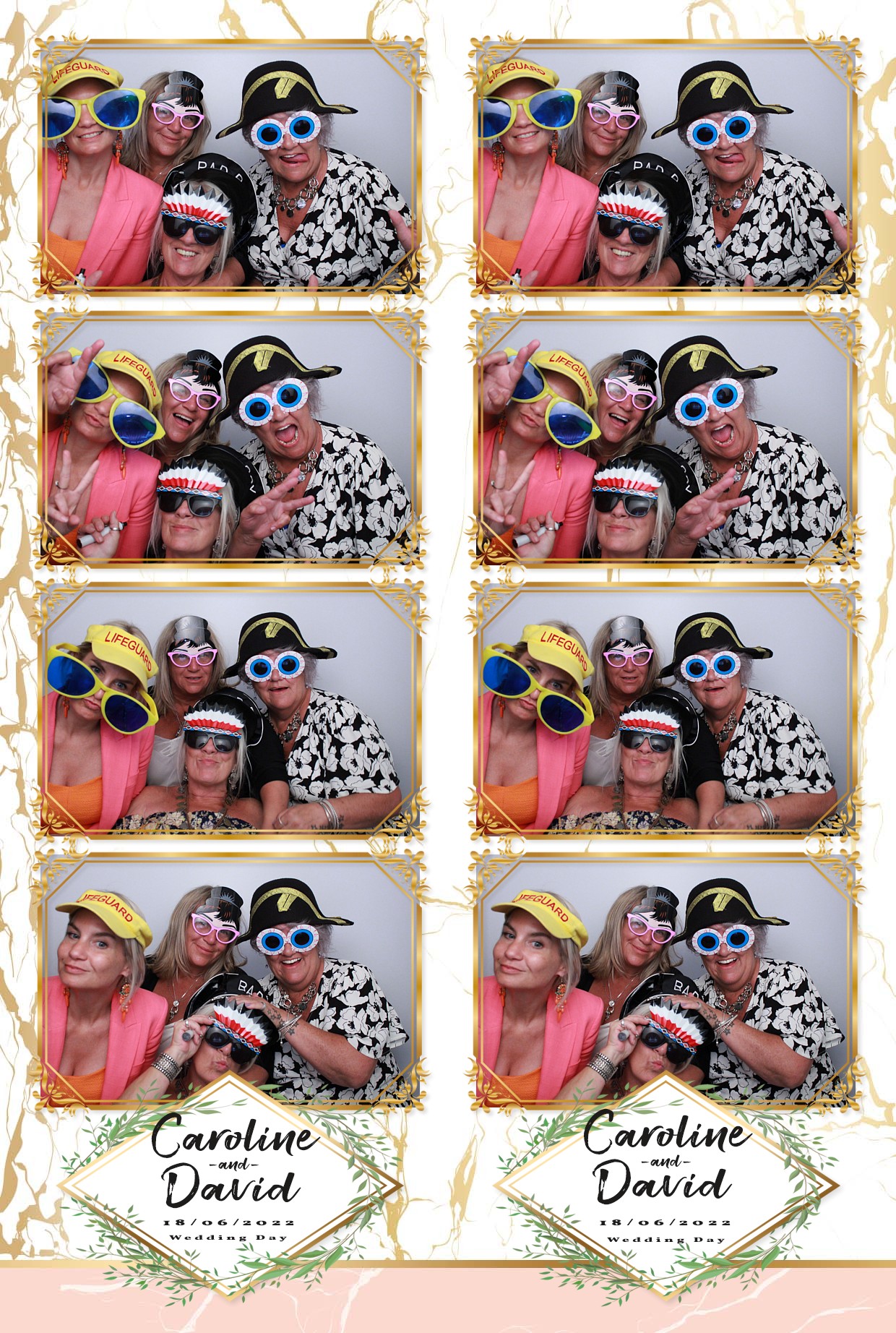 Caz & Dave's Wedding Reception  | View more photos from the event at gallery.myphotoboothexperience.co.uk/u/MyPhotoBoothExperienceLtd/Caz-Daves-Wedding-Reception
