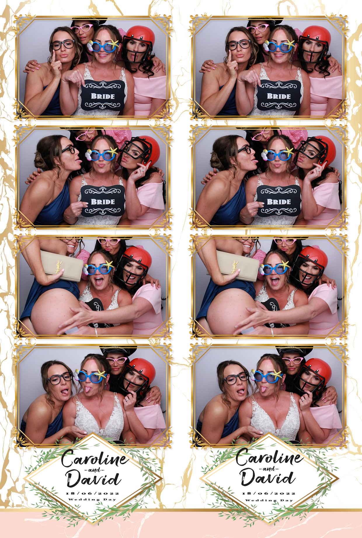 Caz & Dave's Wedding Reception  | View more photos from the event at gallery.myphotoboothexperience.co.uk/u/MyPhotoBoothExperienceLtd/Caz-Daves-Wedding-Reception
