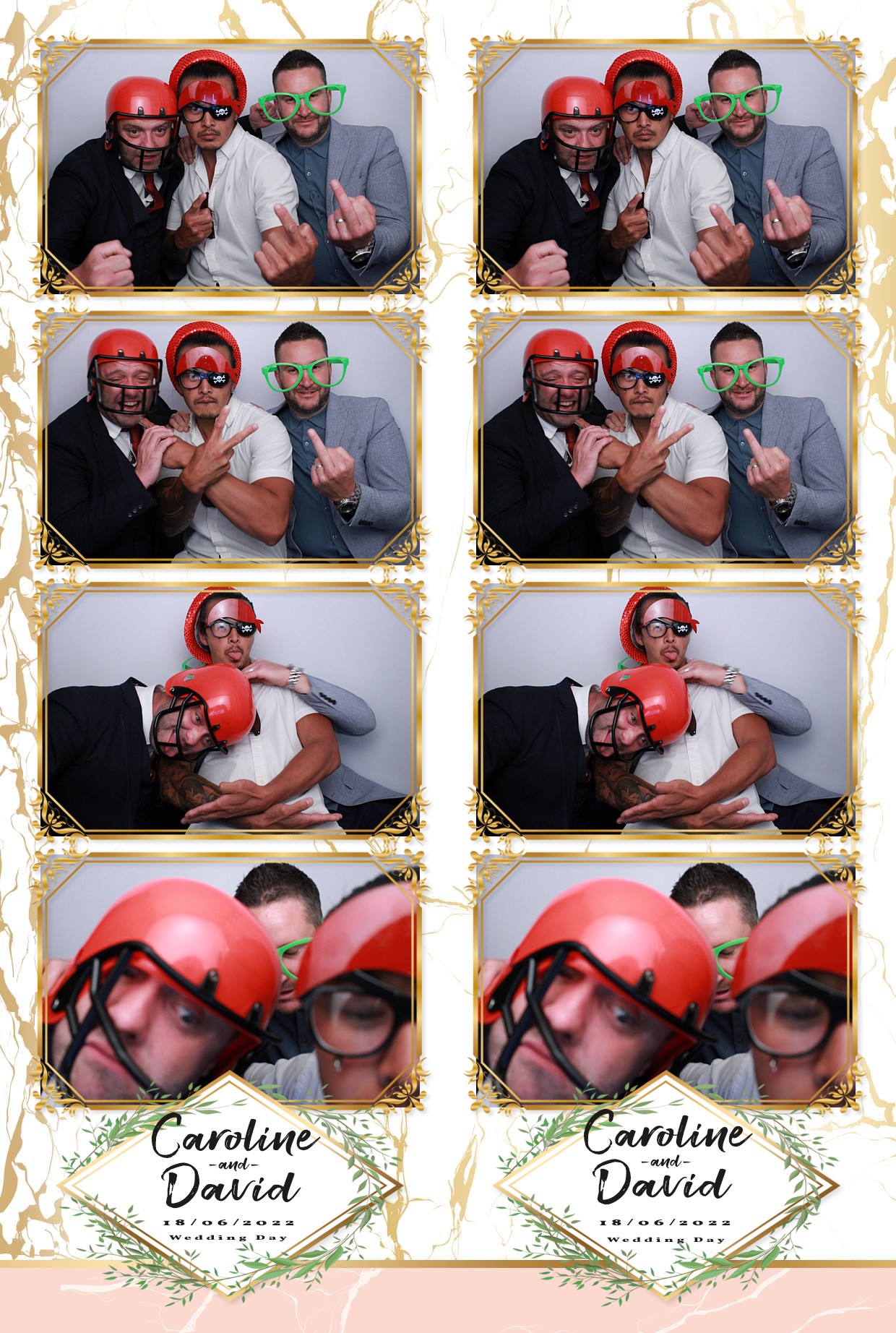Caz & Dave's Wedding Reception  | View more photos from the event at gallery.myphotoboothexperience.co.uk/u/MyPhotoBoothExperienceLtd/Caz-Daves-Wedding-Reception