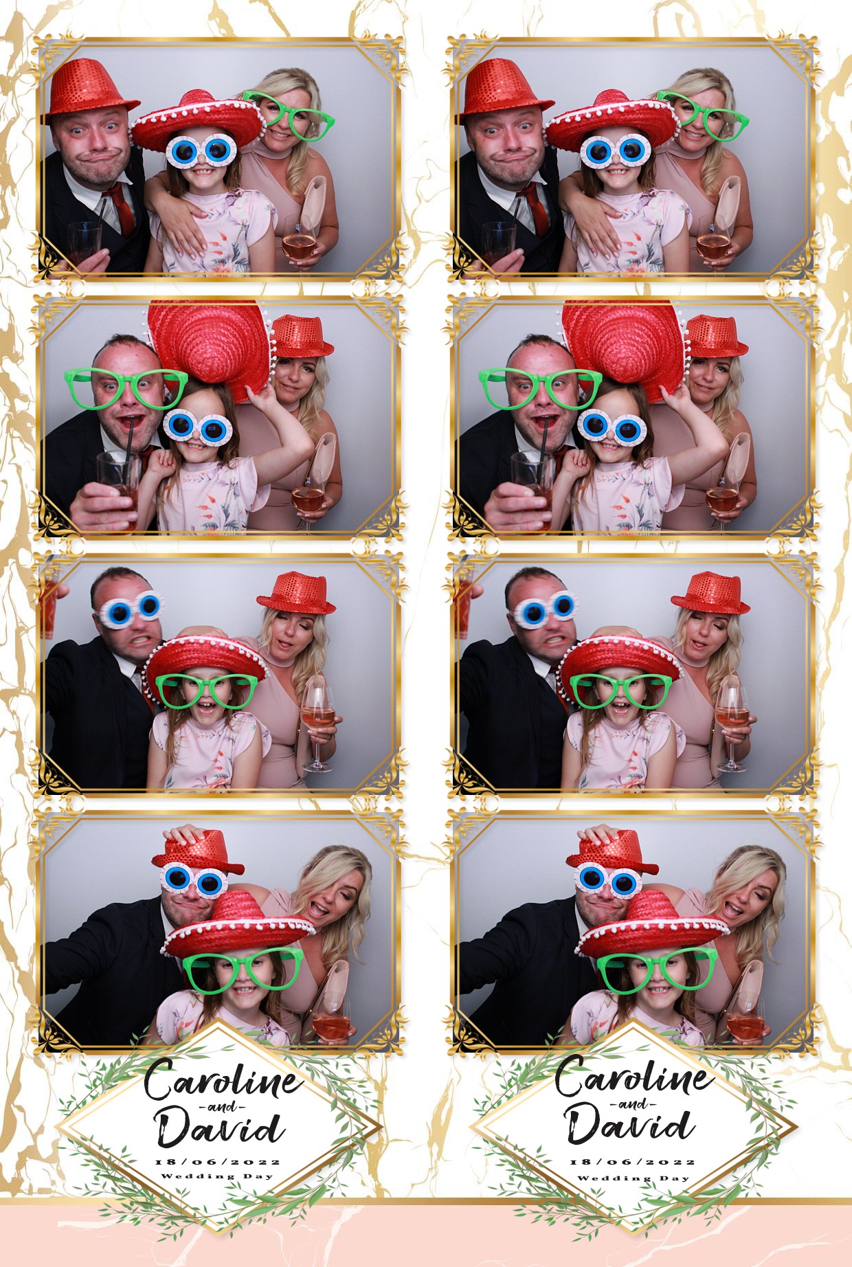 Caz & Dave's Wedding Reception  | View more photos from the event at gallery.myphotoboothexperience.co.uk/u/MyPhotoBoothExperienceLtd/Caz-Daves-Wedding-Reception