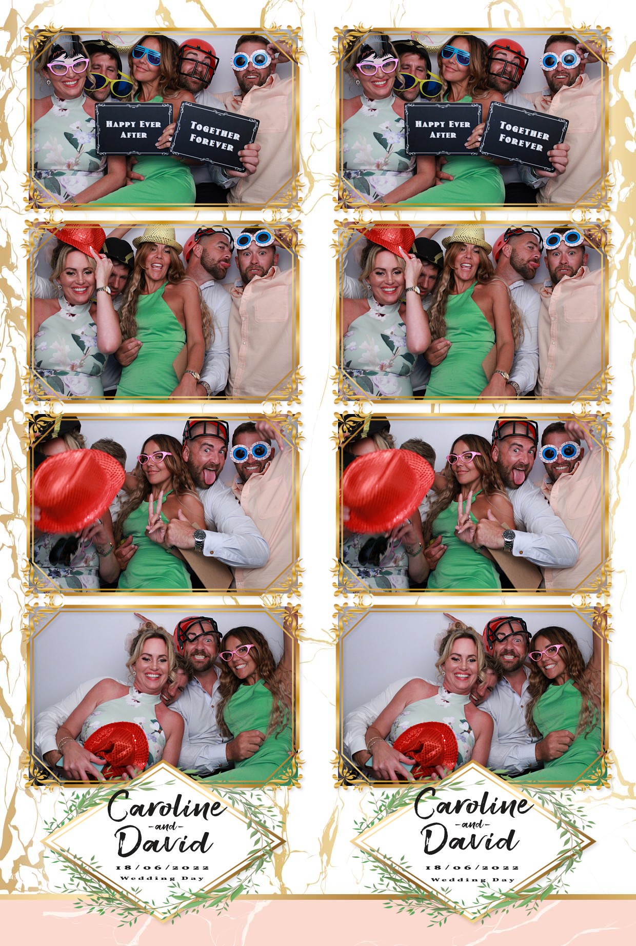 Caz & Dave's Wedding Reception  | View more photos from the event at gallery.myphotoboothexperience.co.uk/u/MyPhotoBoothExperienceLtd/Caz-Daves-Wedding-Reception