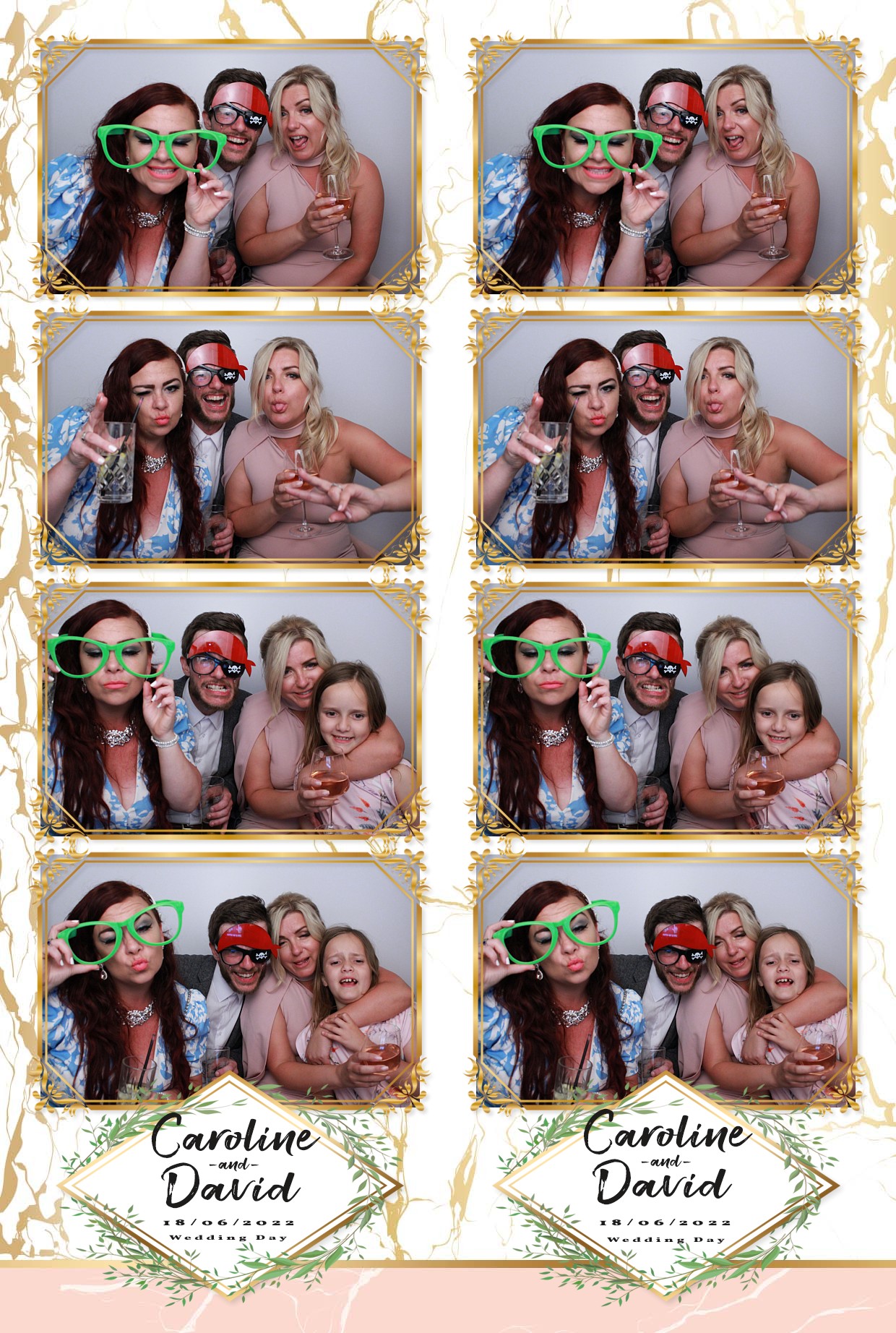 Caz & Dave's Wedding Reception  | View more photos from the event at gallery.myphotoboothexperience.co.uk/u/MyPhotoBoothExperienceLtd/Caz-Daves-Wedding-Reception