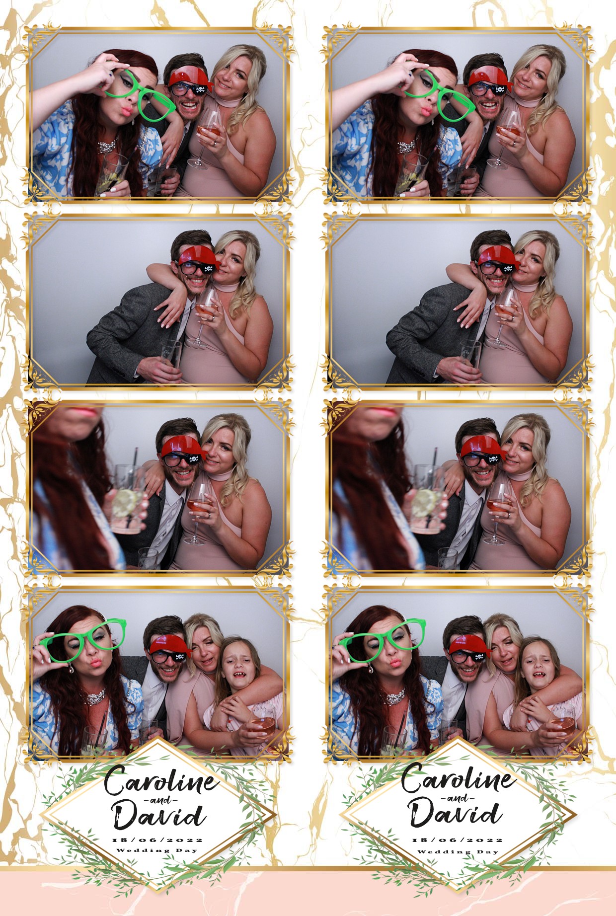 Caz & Dave's Wedding Reception  | View more photos from the event at gallery.myphotoboothexperience.co.uk/u/MyPhotoBoothExperienceLtd/Caz-Daves-Wedding-Reception