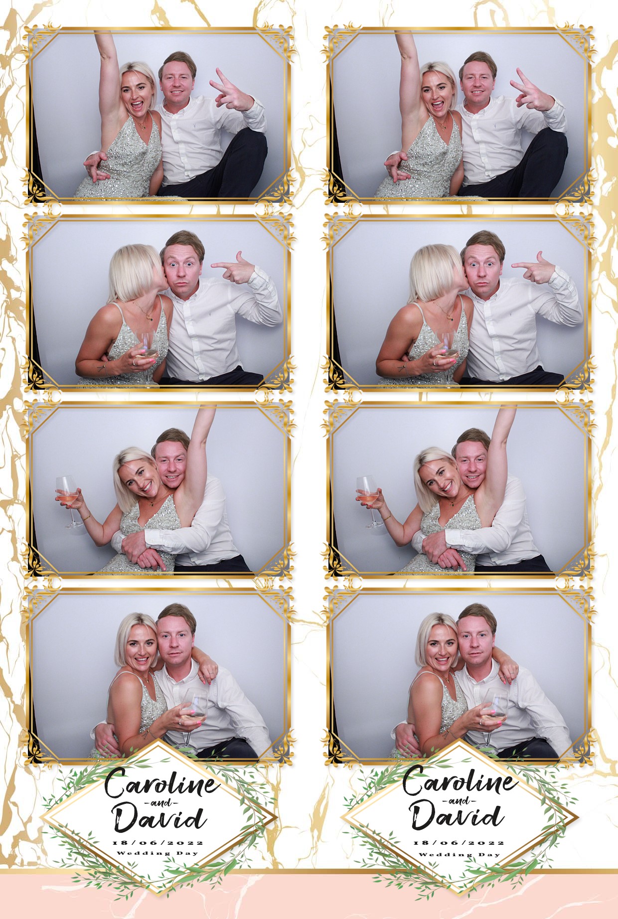 Caz & Dave's Wedding Reception  | View more photos from the event at gallery.myphotoboothexperience.co.uk/u/MyPhotoBoothExperienceLtd/Caz-Daves-Wedding-Reception