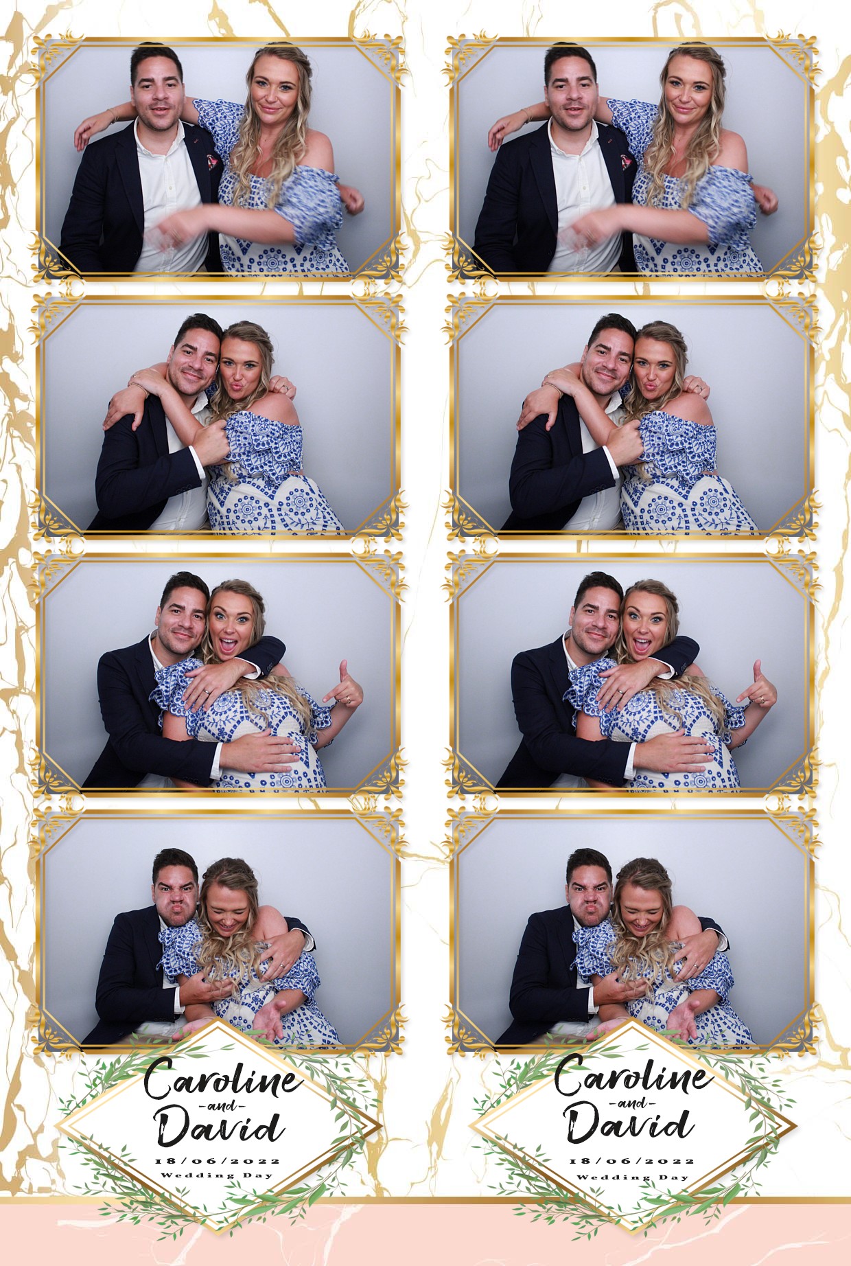 Caz & Dave's Wedding Reception  | View more photos from the event at gallery.myphotoboothexperience.co.uk/u/MyPhotoBoothExperienceLtd/Caz-Daves-Wedding-Reception