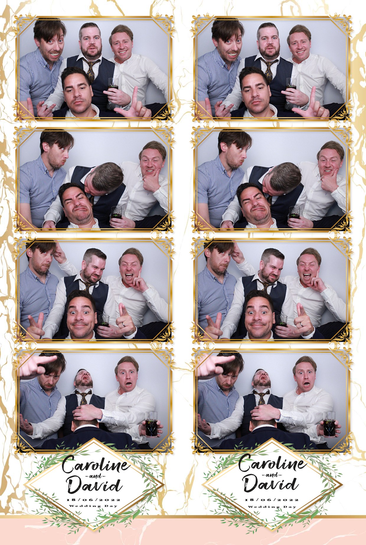 Caz & Dave's Wedding Reception  | View more photos from the event at gallery.myphotoboothexperience.co.uk/u/MyPhotoBoothExperienceLtd/Caz-Daves-Wedding-Reception