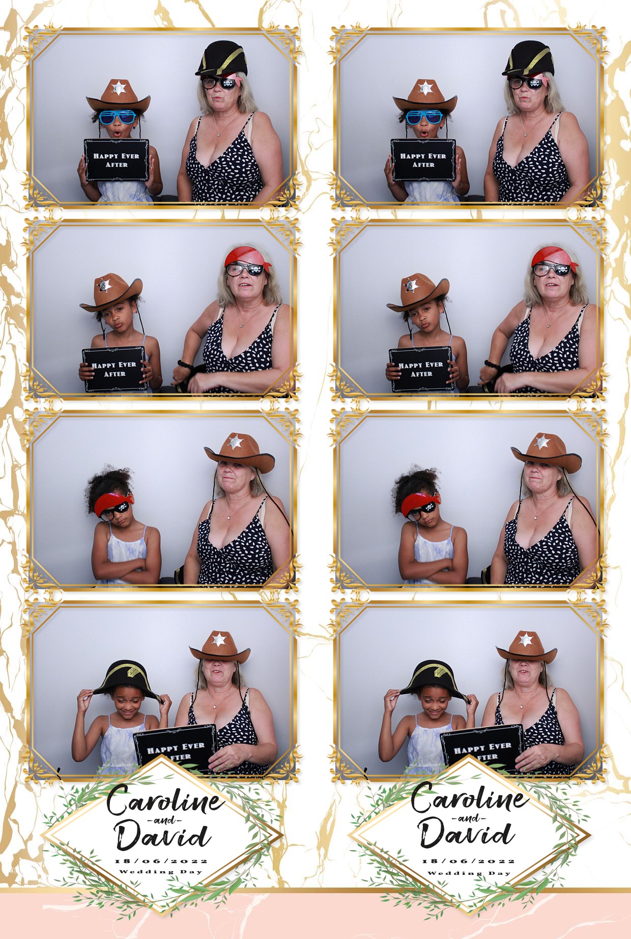 Caz & Dave's Wedding Reception  | View more photos from the event at gallery.myphotoboothexperience.co.uk/u/MyPhotoBoothExperienceLtd/Caz-Daves-Wedding-Reception