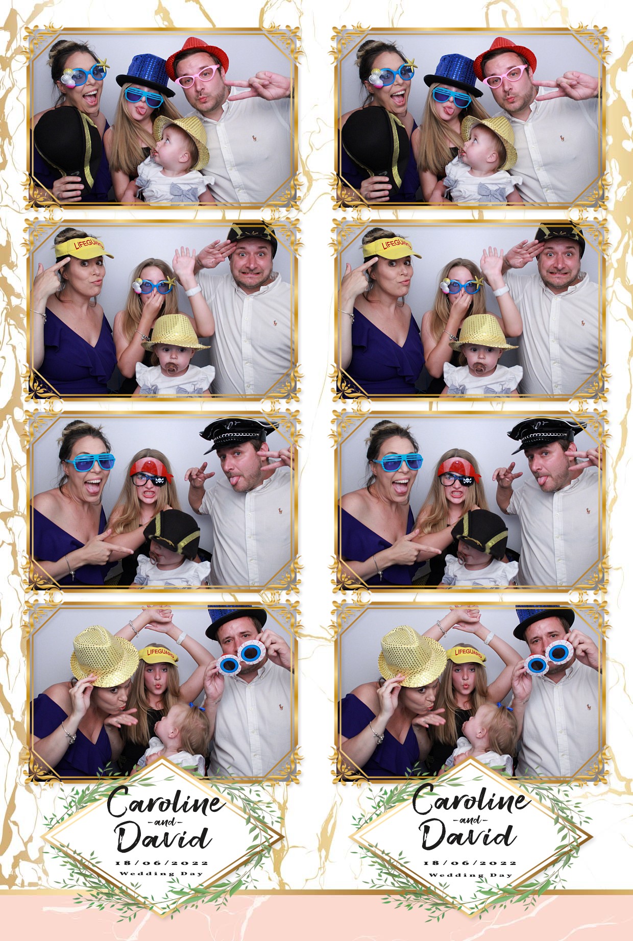 Caz & Dave's Wedding Reception  | View more photos from the event at gallery.myphotoboothexperience.co.uk/u/MyPhotoBoothExperienceLtd/Caz-Daves-Wedding-Reception