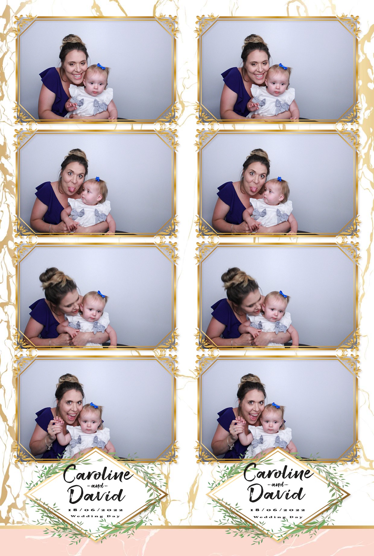 Caz & Dave's Wedding Reception  | View more photos from the event at gallery.myphotoboothexperience.co.uk/u/MyPhotoBoothExperienceLtd/Caz-Daves-Wedding-Reception