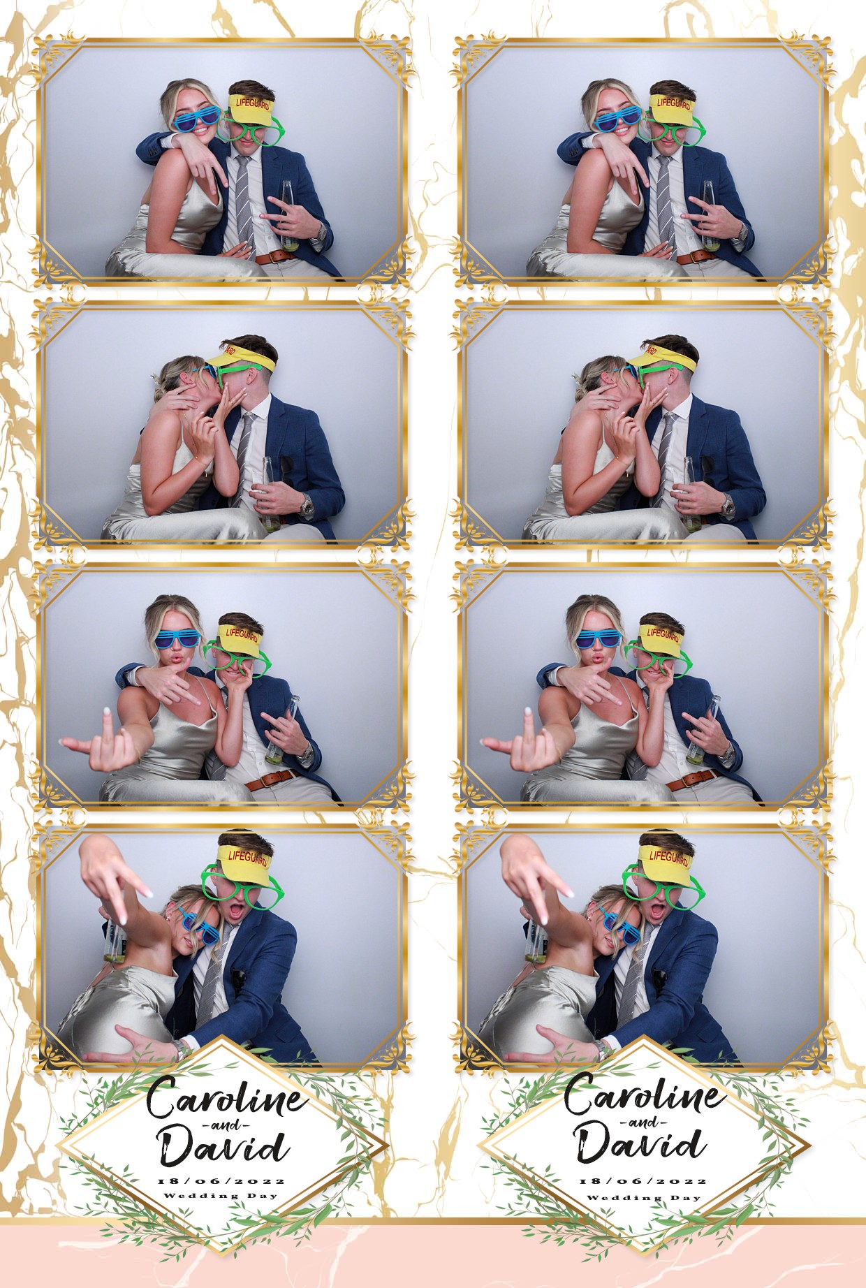 Caz & Dave's Wedding Reception  | View more photos from the event at gallery.myphotoboothexperience.co.uk/u/MyPhotoBoothExperienceLtd/Caz-Daves-Wedding-Reception