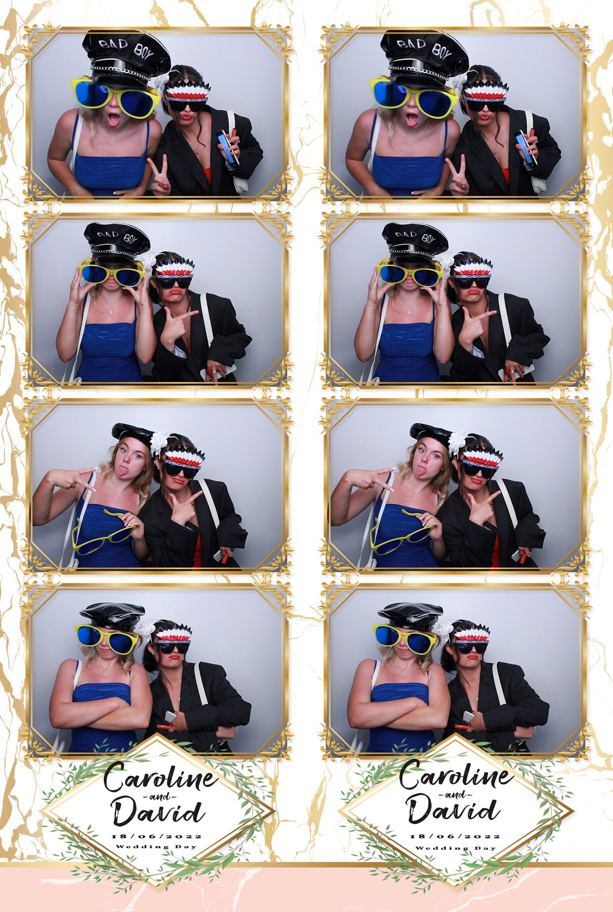 Caz & Dave's Wedding Reception  | View more photos from the event at gallery.myphotoboothexperience.co.uk/u/MyPhotoBoothExperienceLtd/Caz-Daves-Wedding-Reception