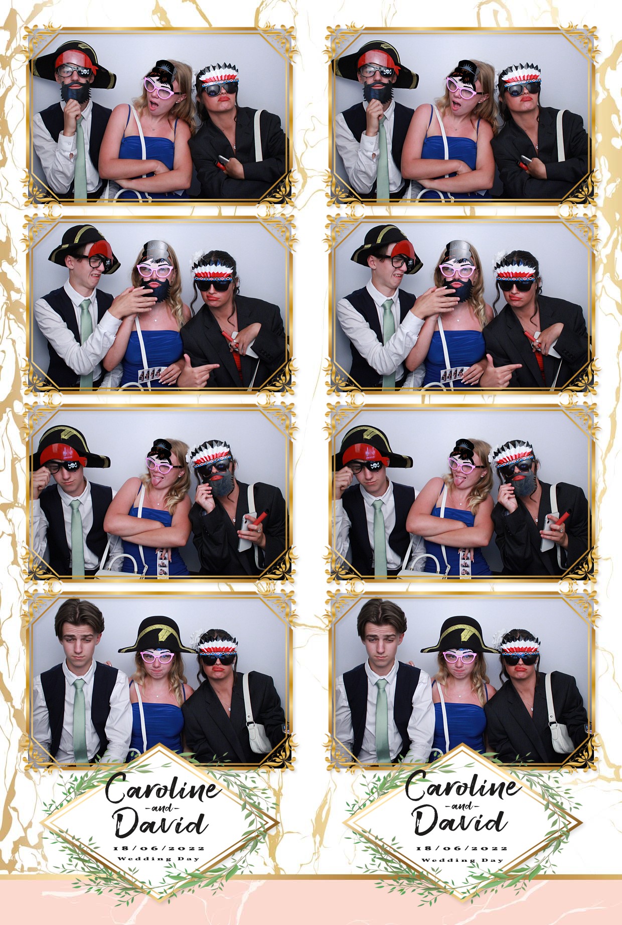 Caz & Dave's Wedding Reception  | View more photos from the event at gallery.myphotoboothexperience.co.uk/u/MyPhotoBoothExperienceLtd/Caz-Daves-Wedding-Reception
