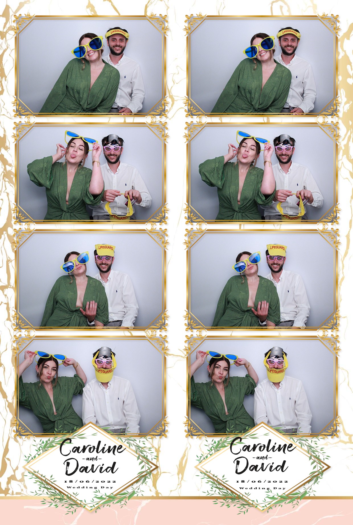 Caz & Dave's Wedding Reception  | View more photos from the event at gallery.myphotoboothexperience.co.uk/u/MyPhotoBoothExperienceLtd/Caz-Daves-Wedding-Reception