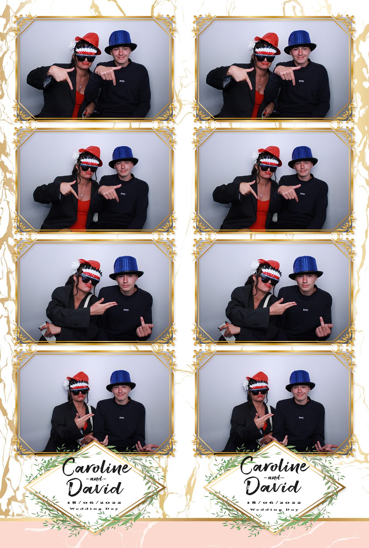 Caz & Dave's Wedding Reception  | View more photos from the event at gallery.myphotoboothexperience.co.uk/u/MyPhotoBoothExperienceLtd/Caz-Daves-Wedding-Reception